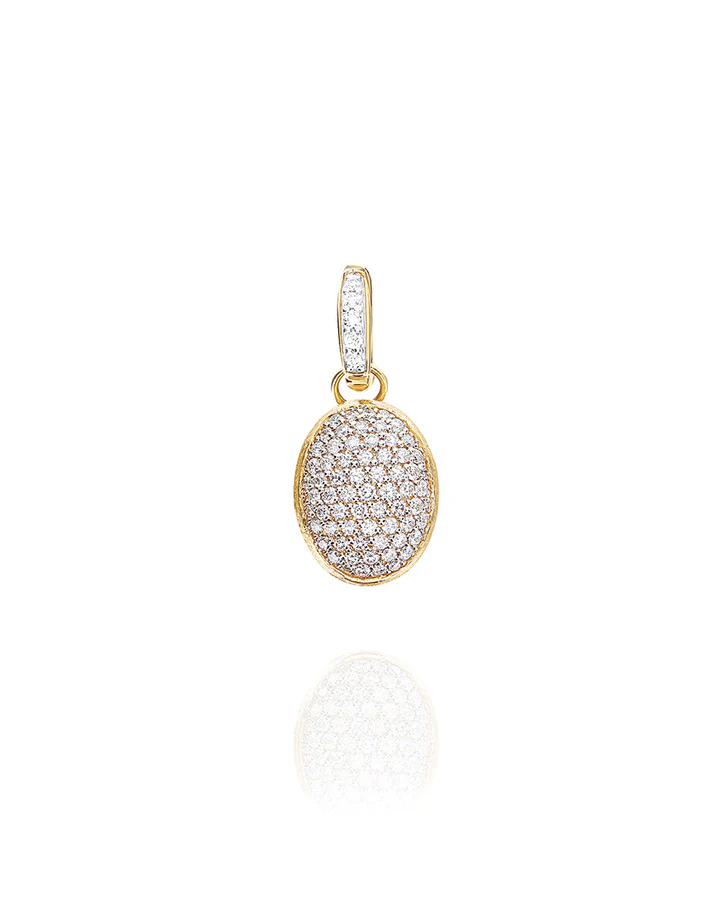 Pendente Charm Nanis con pavé di diamanti "Boules"  