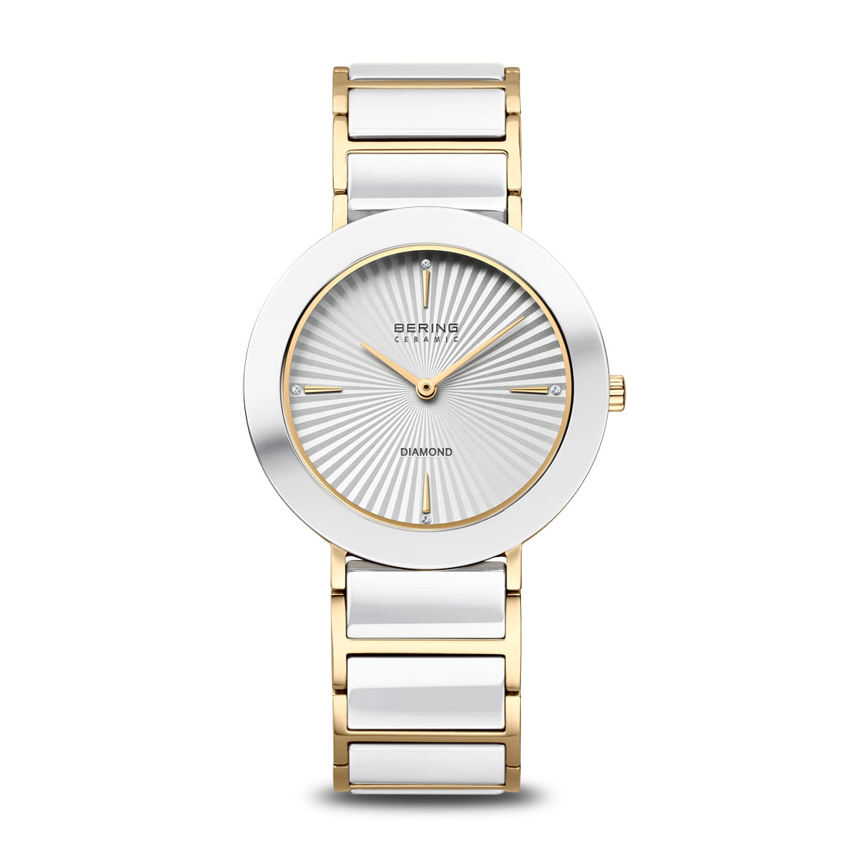 Bering Uhr Classic Keramik Gold 11435-758