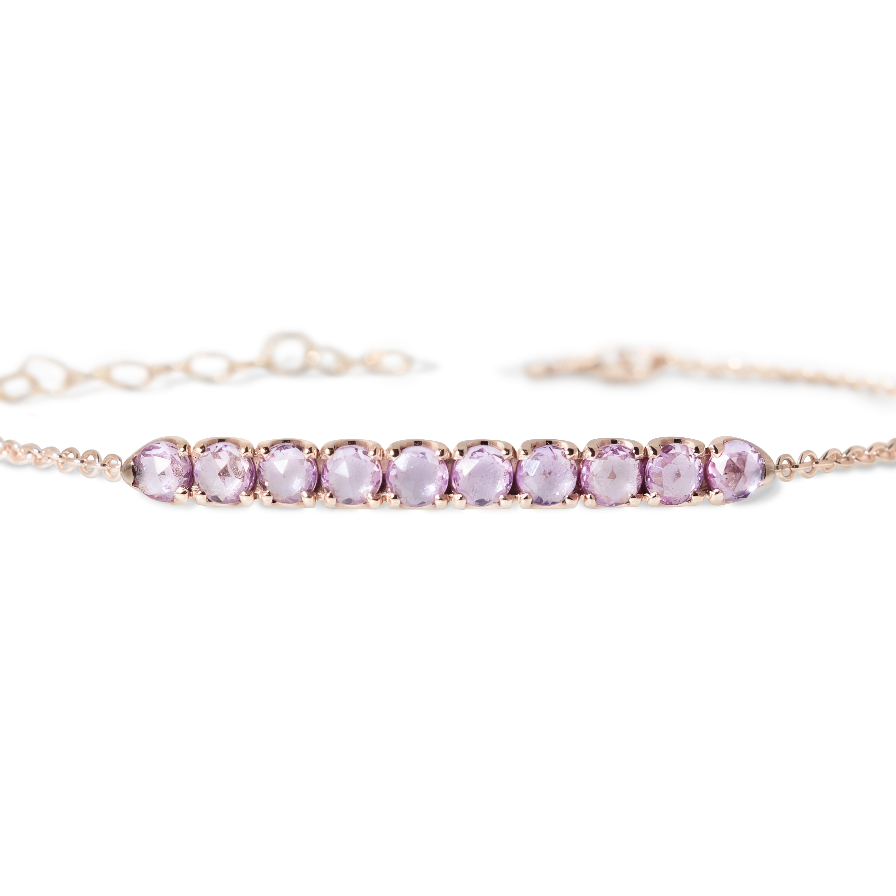 Armband Fiore Archetti mit Saphire in rosa 