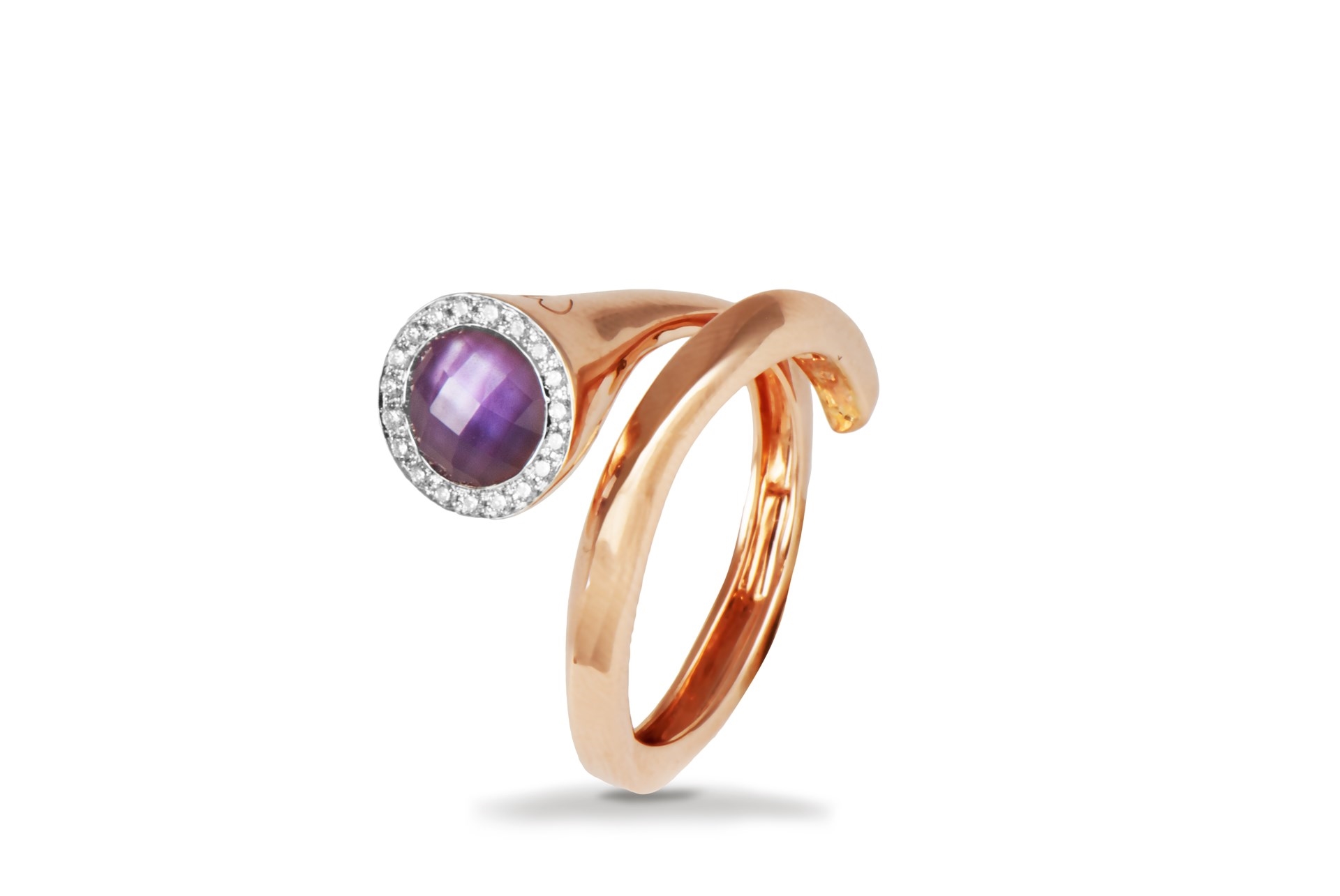 Anello di K di Kuore Ametista 