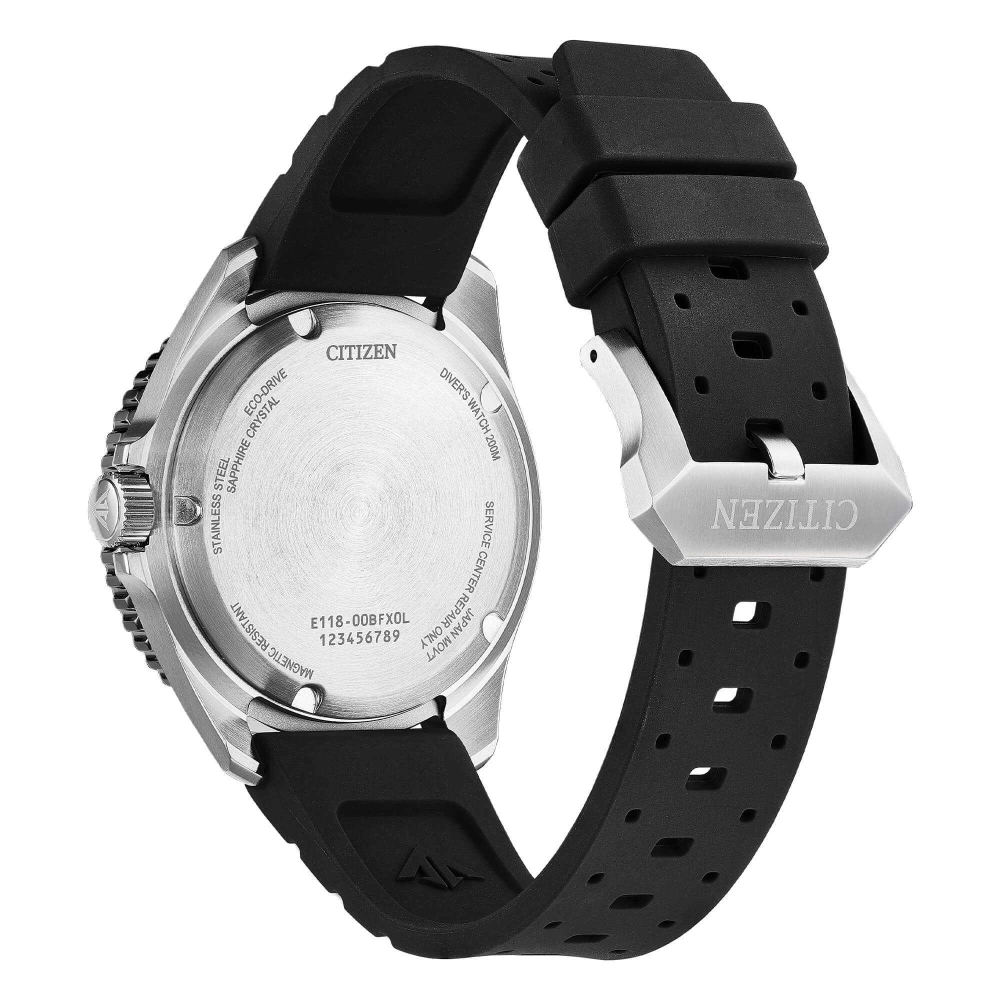 Orologio Citizen Diver's Eco Drive 200 mt 40mm black 