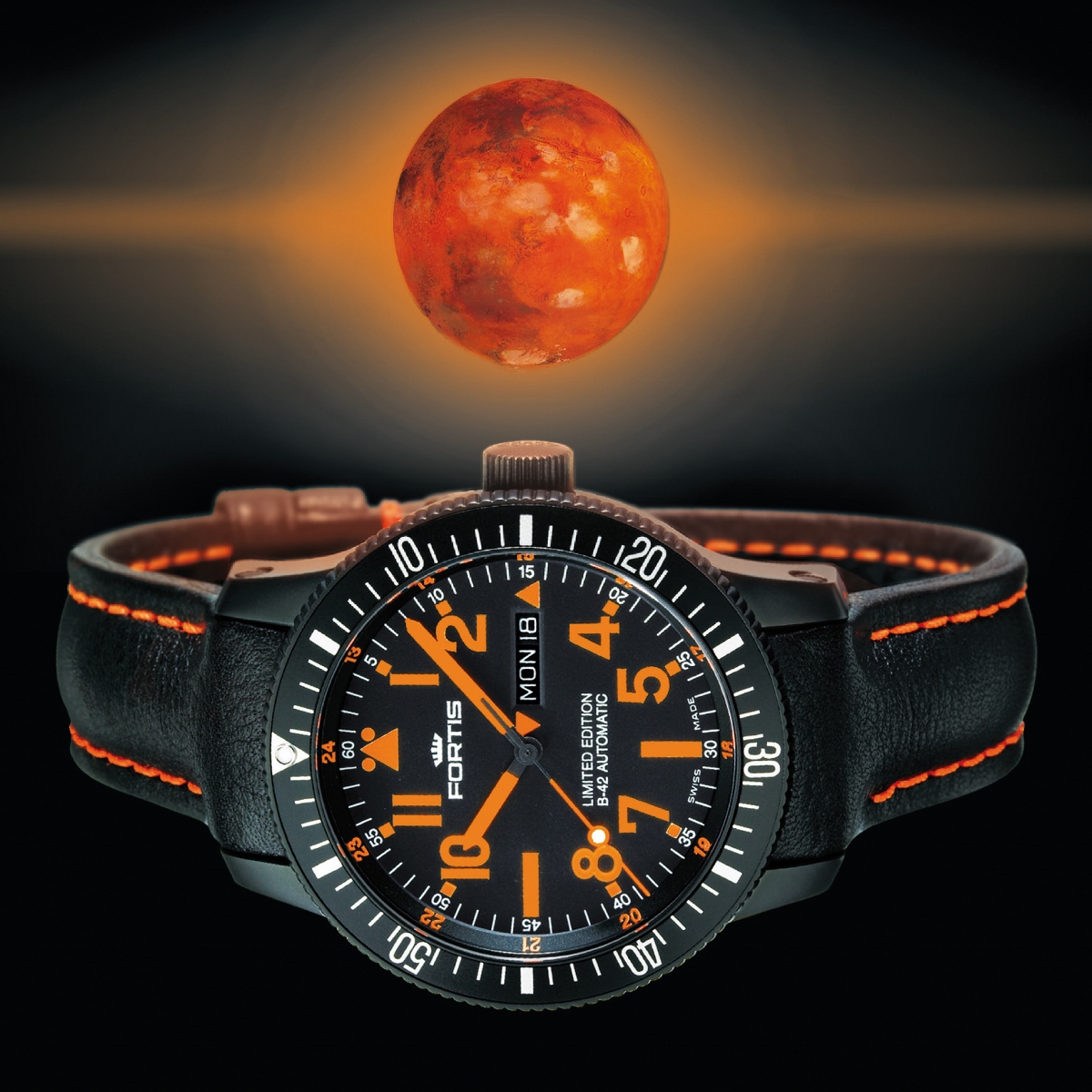 Fortis B-42 Black Mars 500 Limited Edition