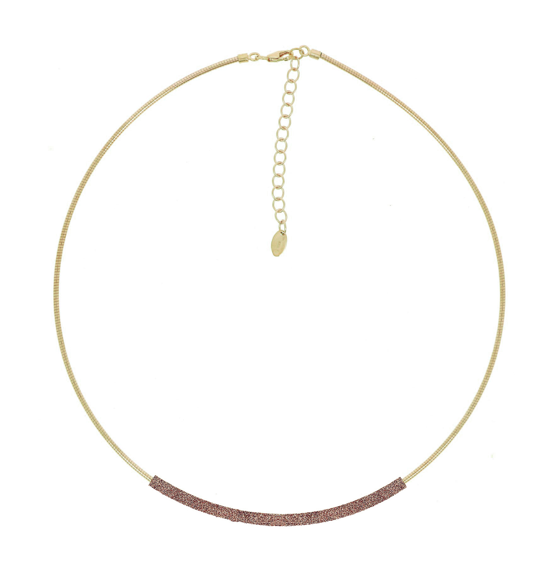 Giroccolo spring in argento dorato con Polvere gialla 