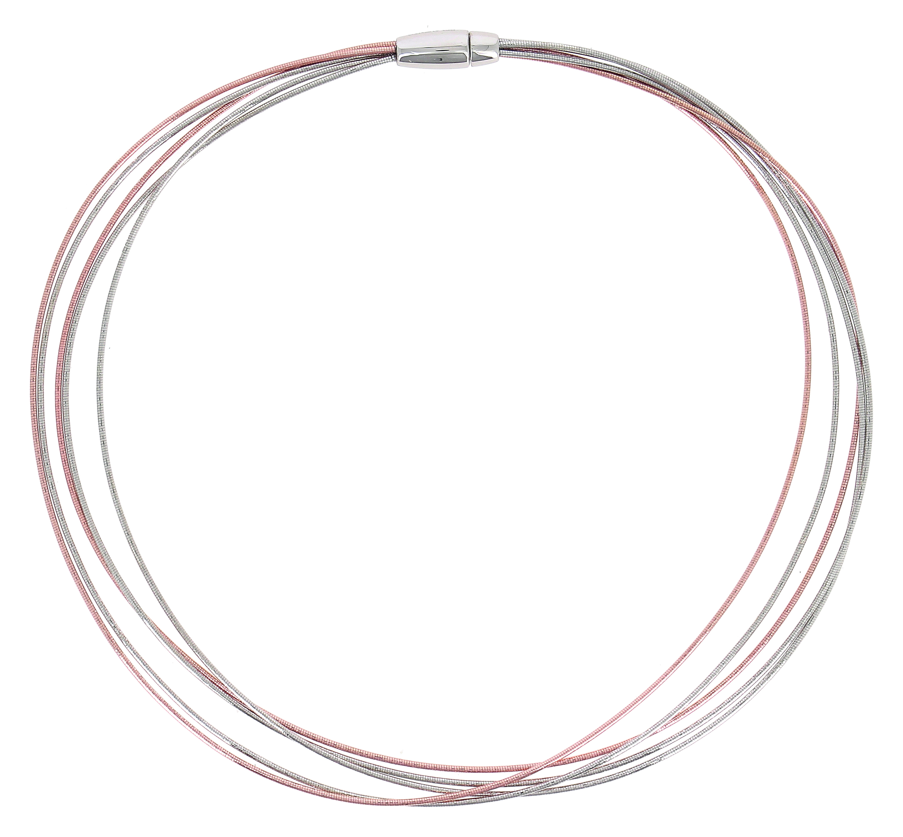 Silberkette von Pesavento  DNA SPRING bicolor