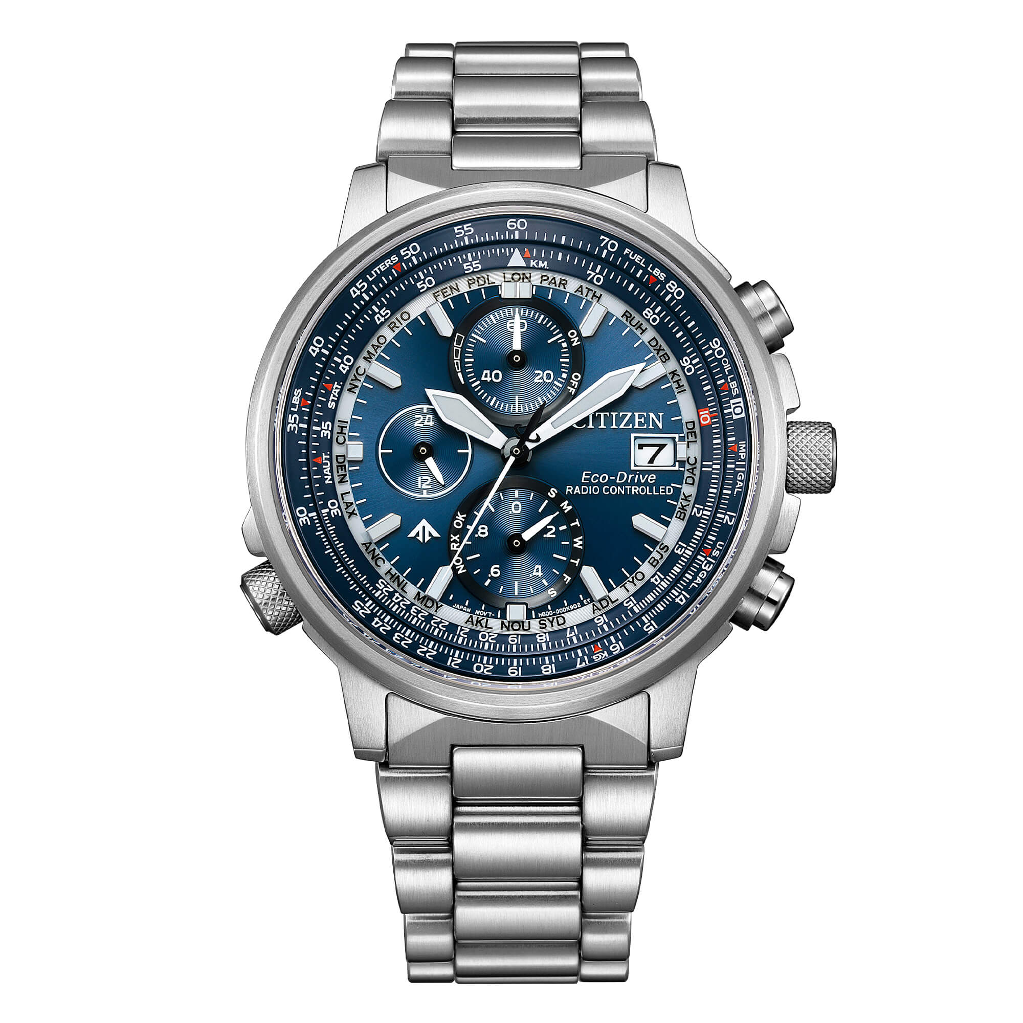Citizen Crono Pilot Acciaio AT8300-58E Citizen Crono Pilot Acciaio AT8300-58E