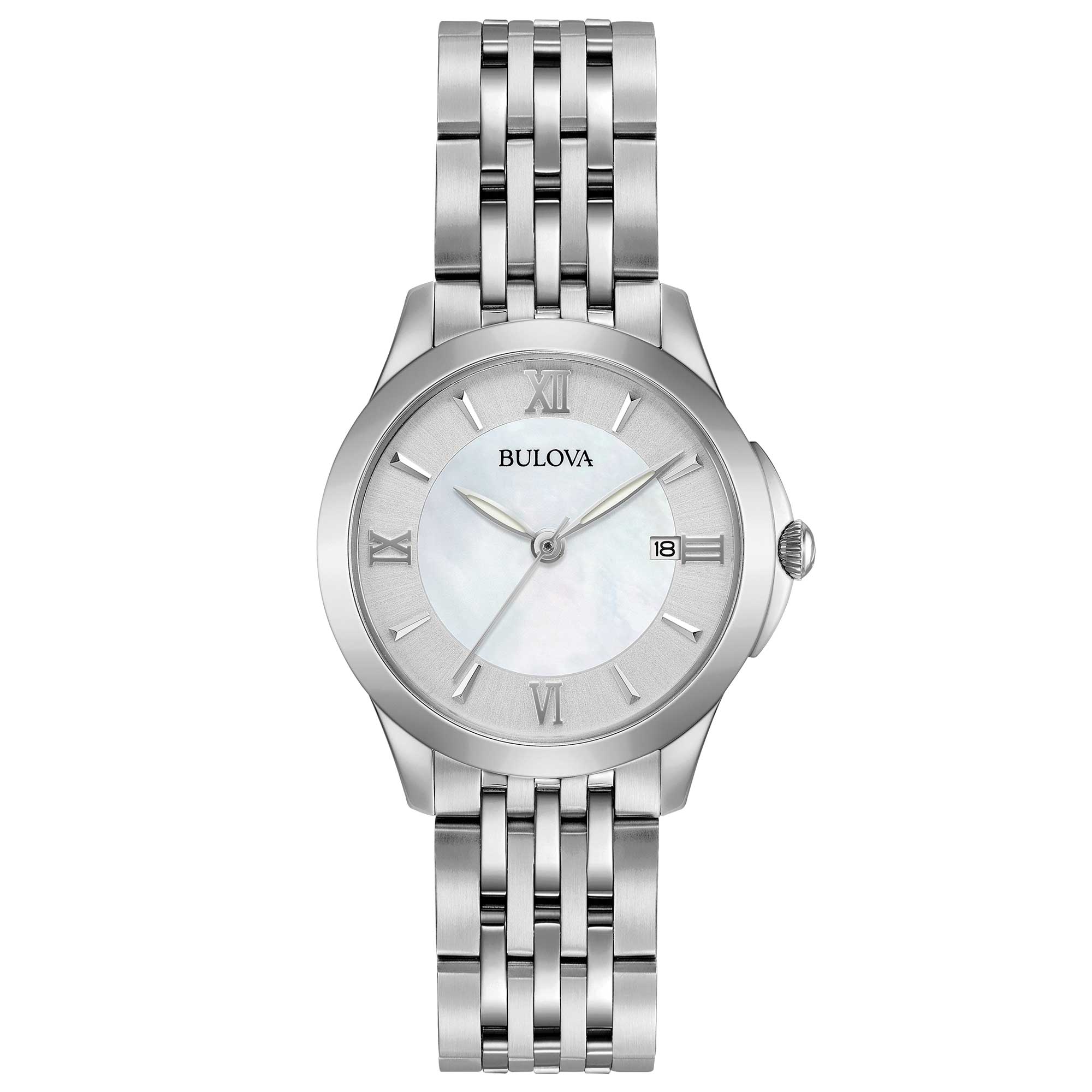 Bulova Uhr Classic Lady weiß
