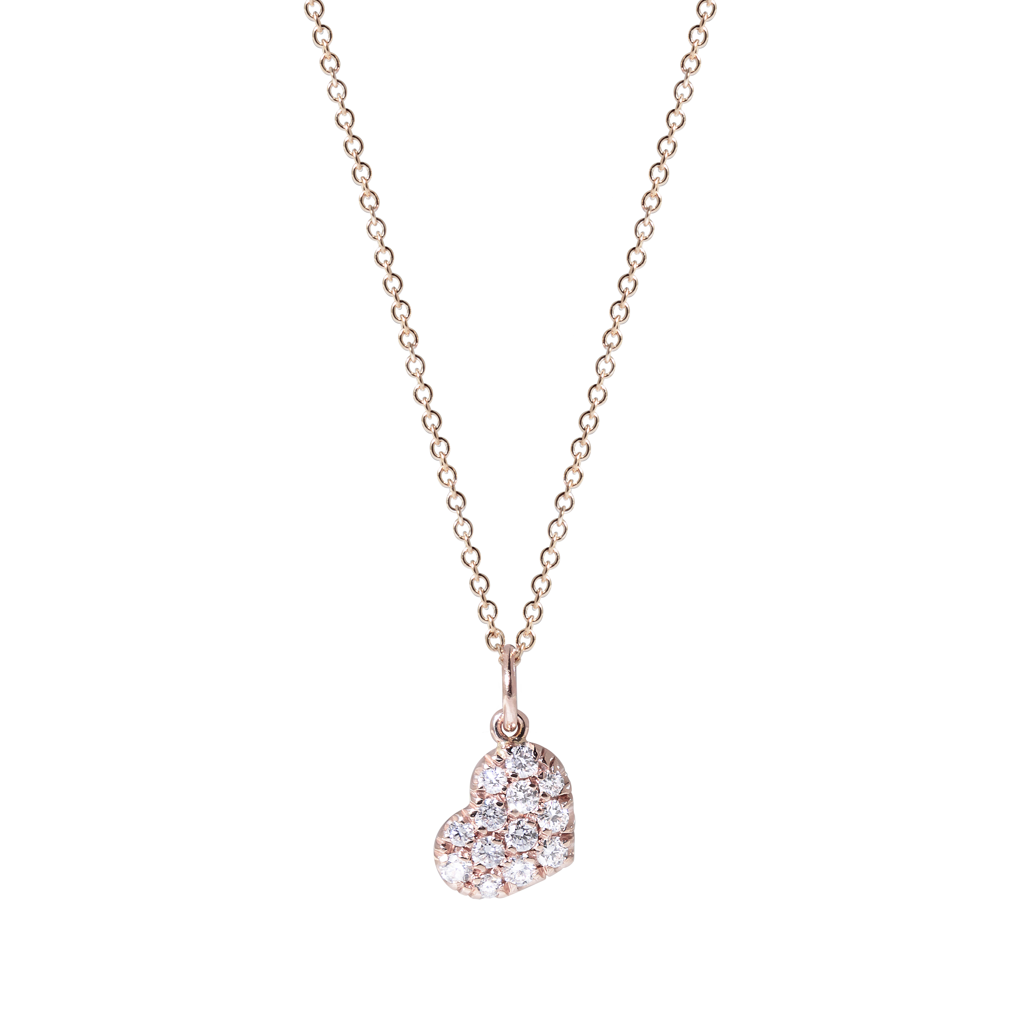 Collana Magnolia con pendente a cuore Fiore 