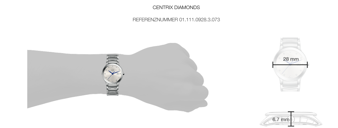 Rado Centrix Diamonds S Jubilé