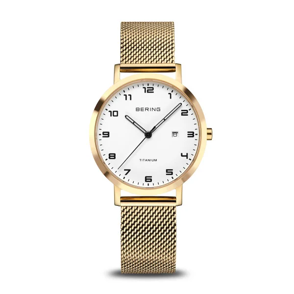Orologio Bering titanium oro 