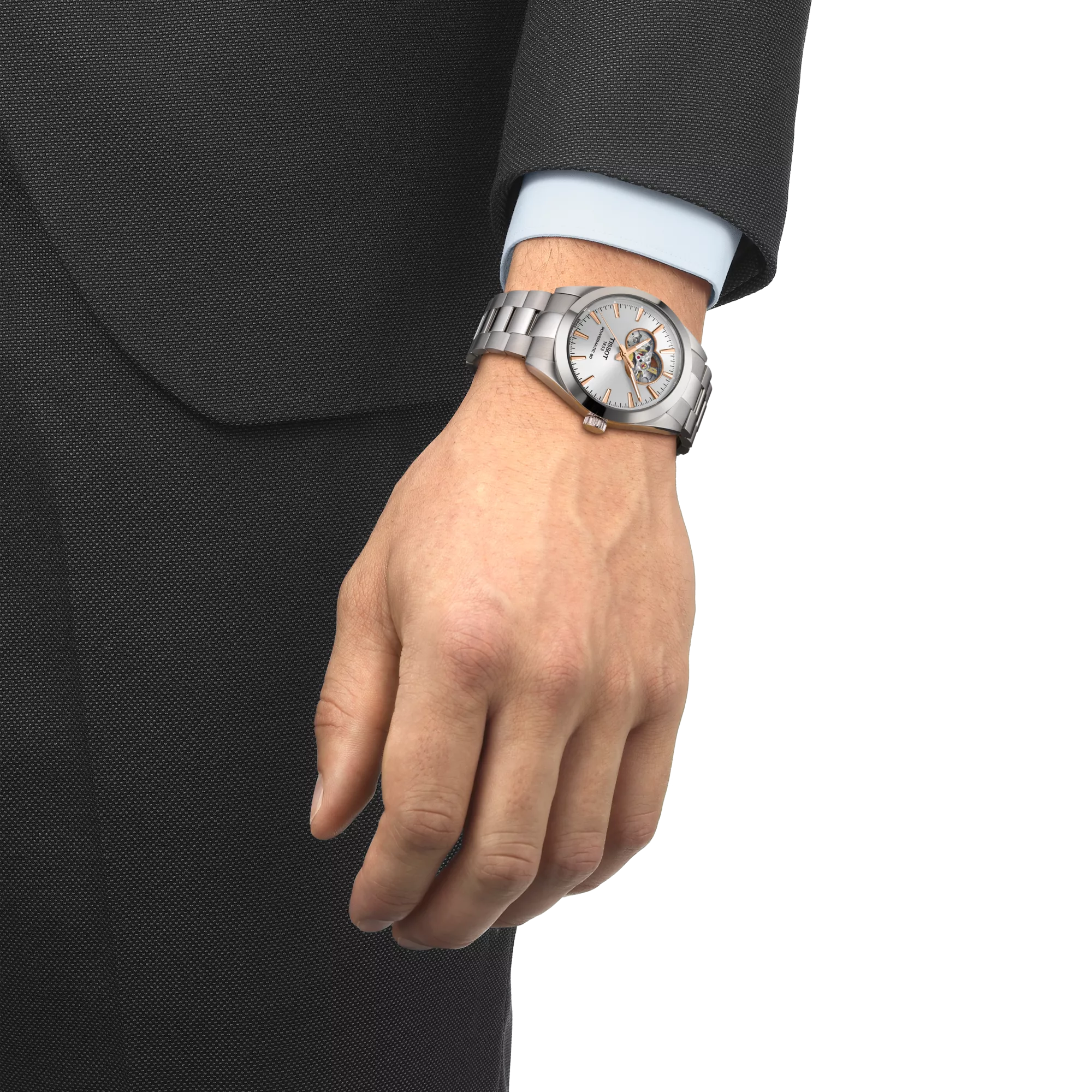 TISSOT GENTLEMAN POWERMATIC 80 Open Heart
