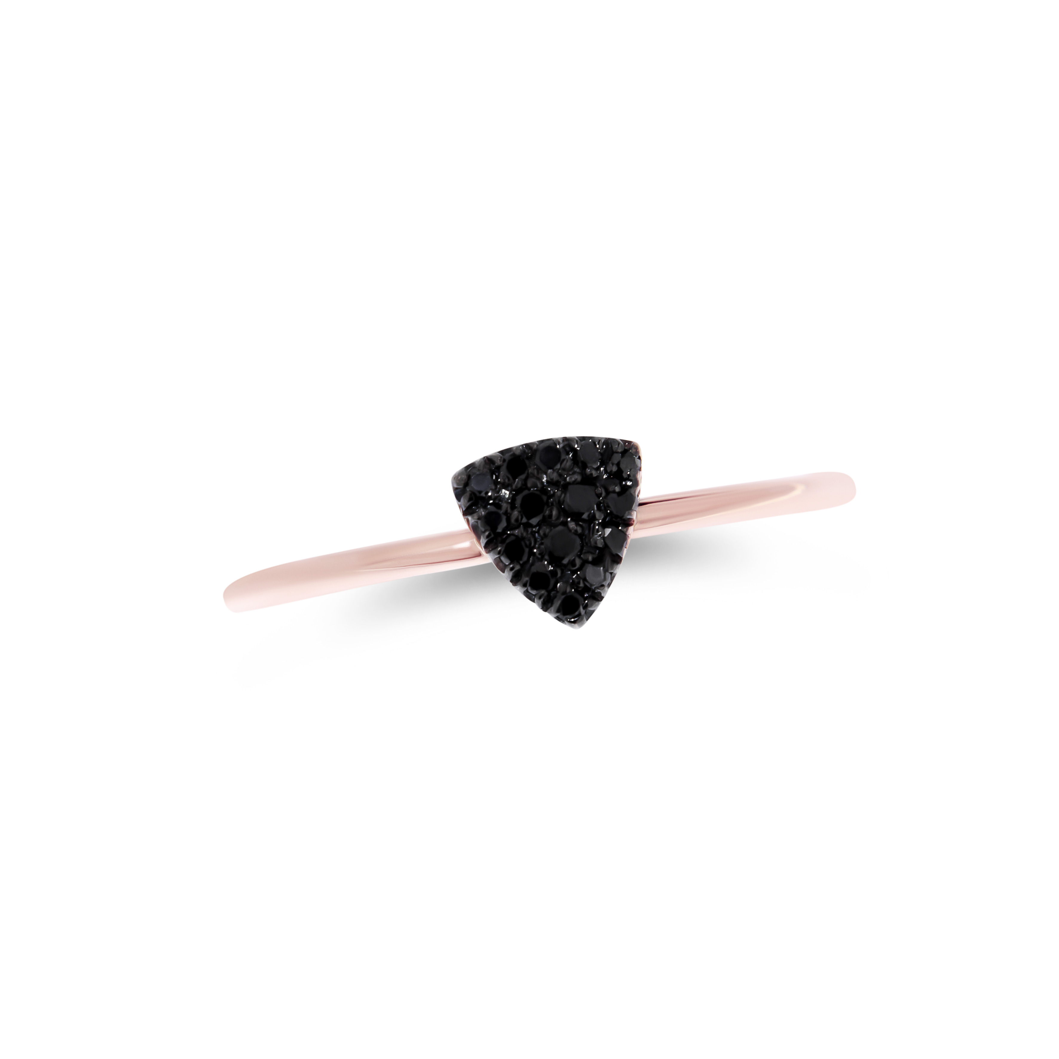 Ring Fiore Magnolia schwarze Diamanten 