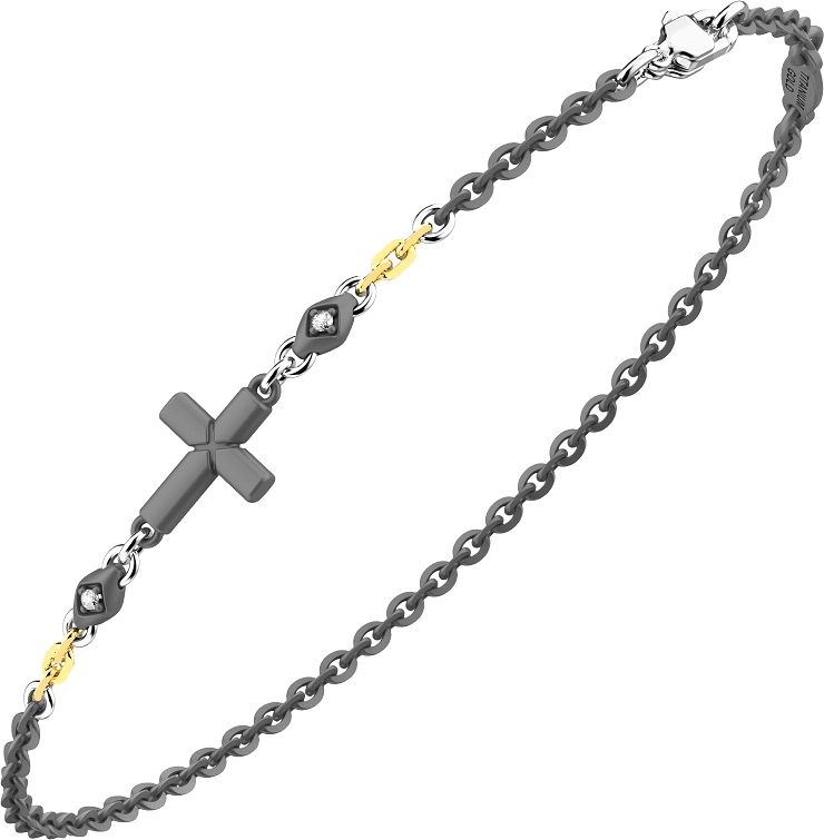 Bracciale Zancan in titanio, oro 18kt  ETB434G