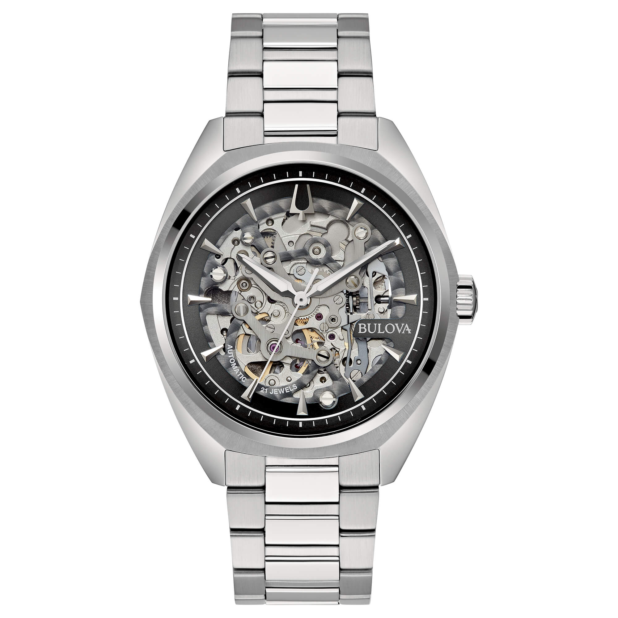 Bulova Surveyor Automatic Skeleton black