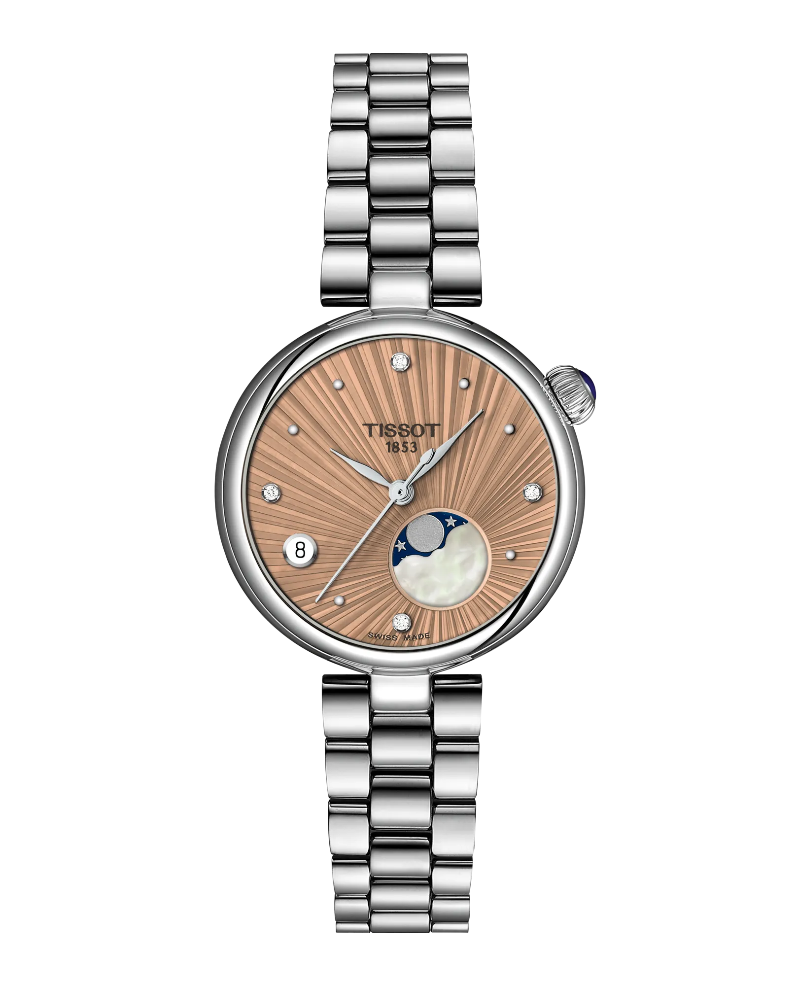 Tissot Desire fase lunare beige 