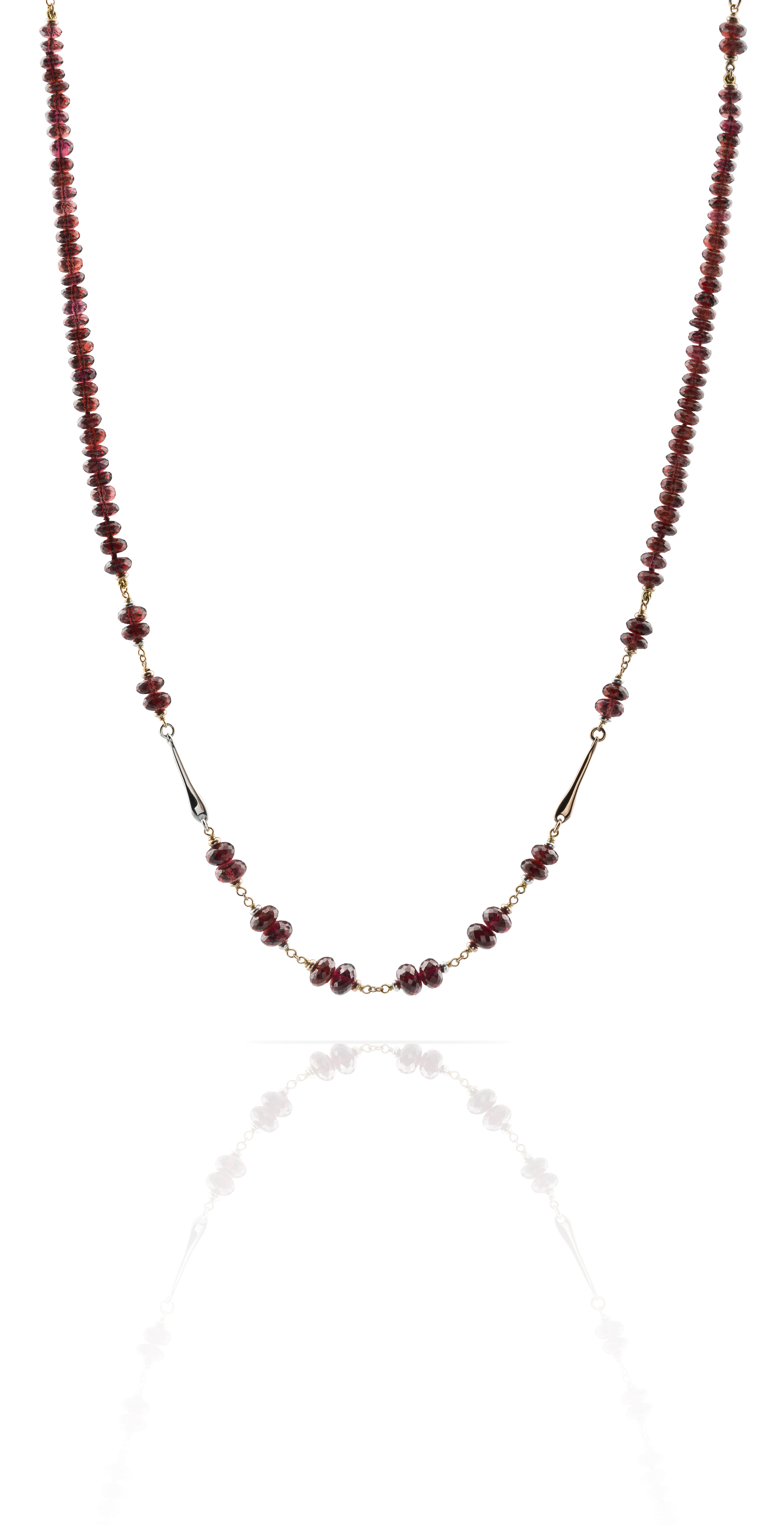 Halskette mit Granat Silvia Kelly  