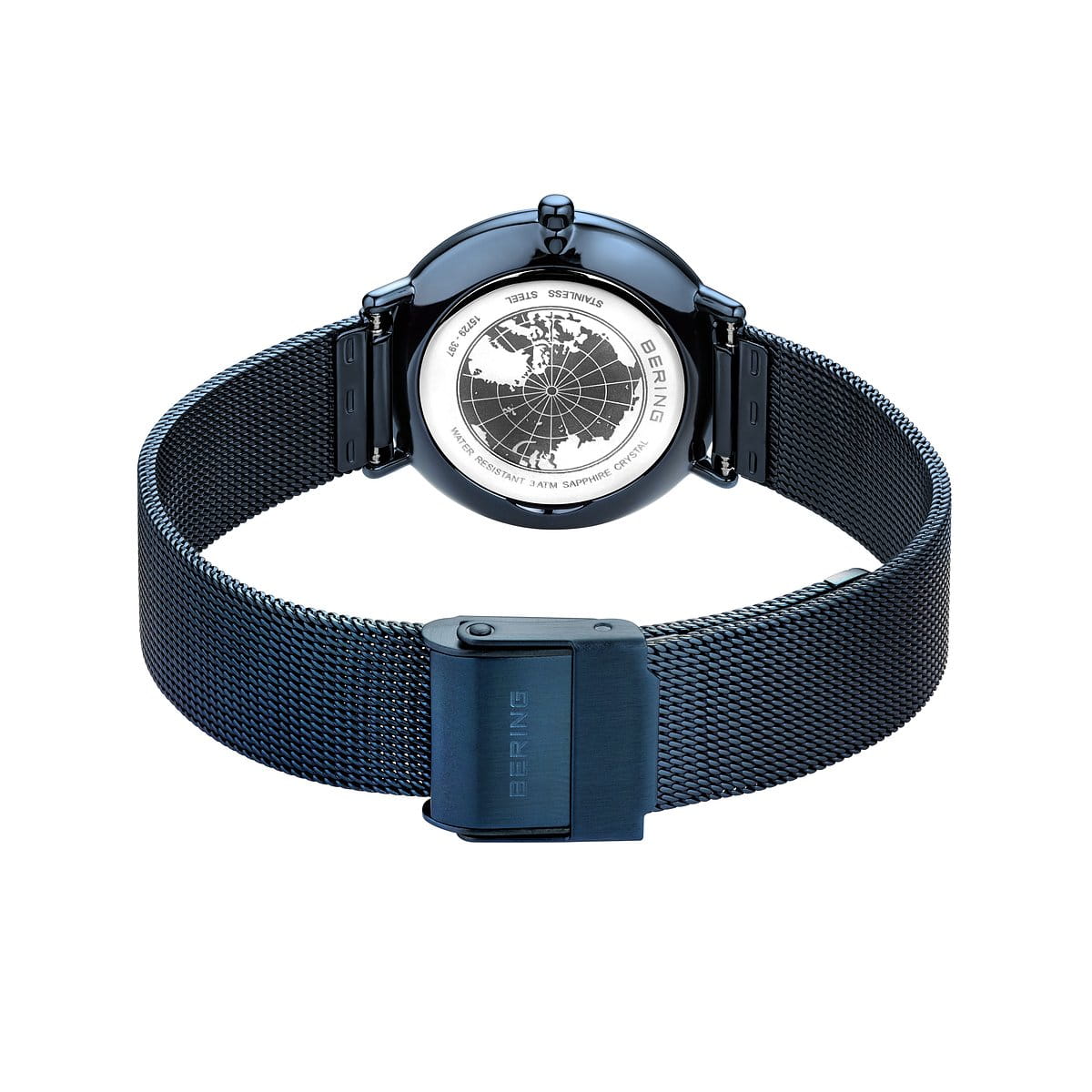 Bering Uhr Ultra Slim tiefblau 