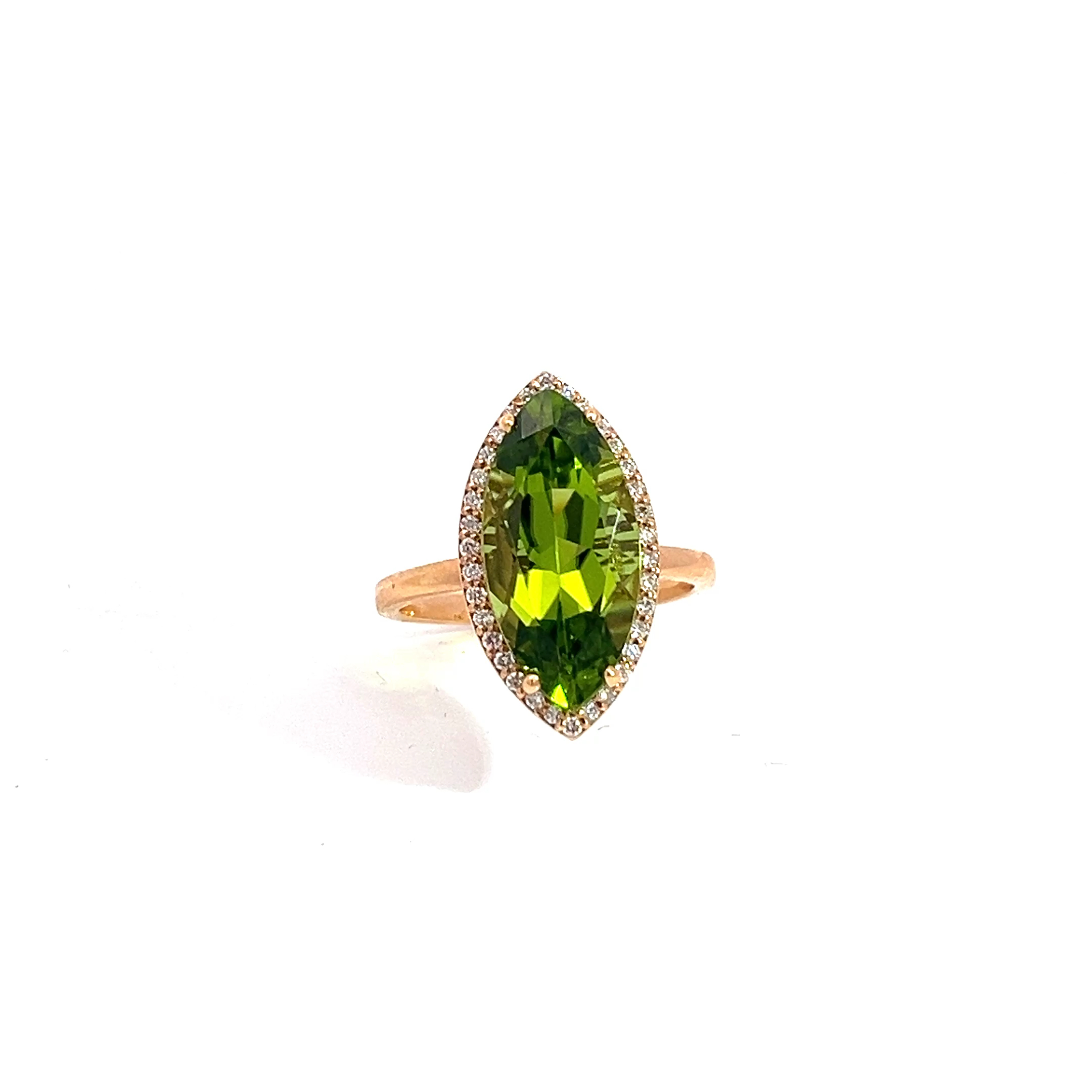 Ring Peridot und Diamanten Ticchi Gioielli  
