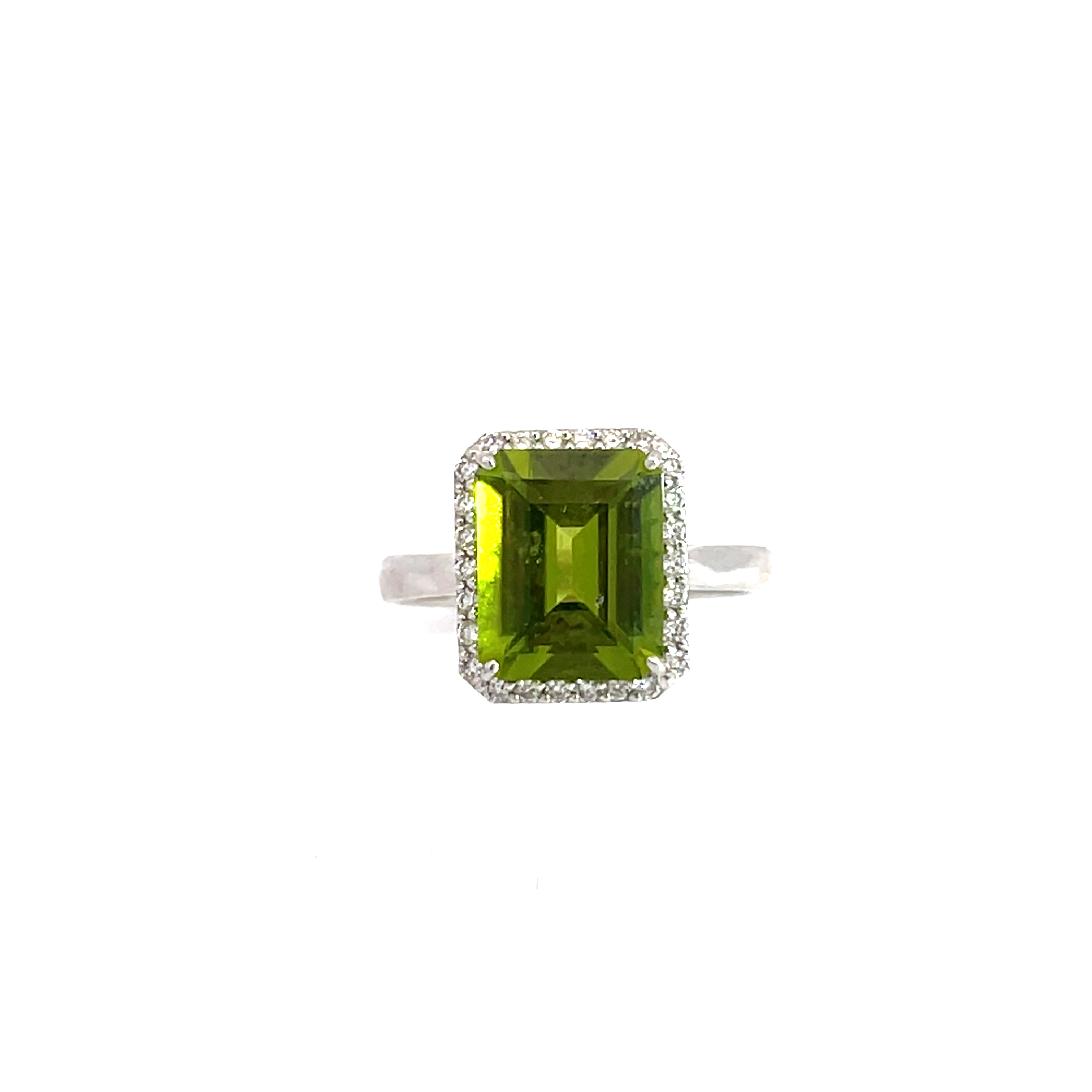 Ring Peridot und Diamanten Ticchi Gioielli 