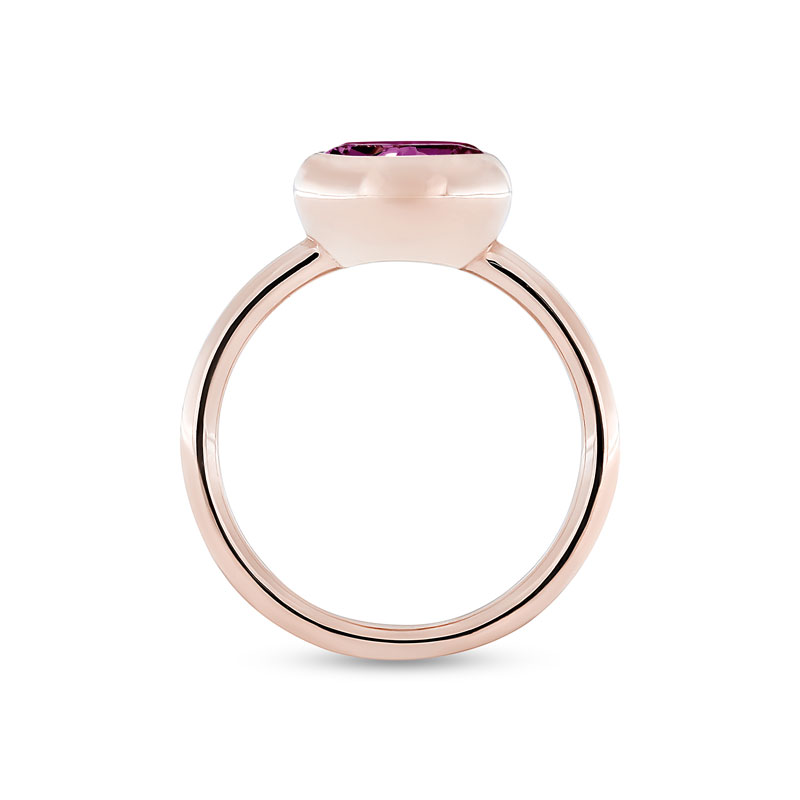 Ring Fiore Archetti rosa Saphir 
