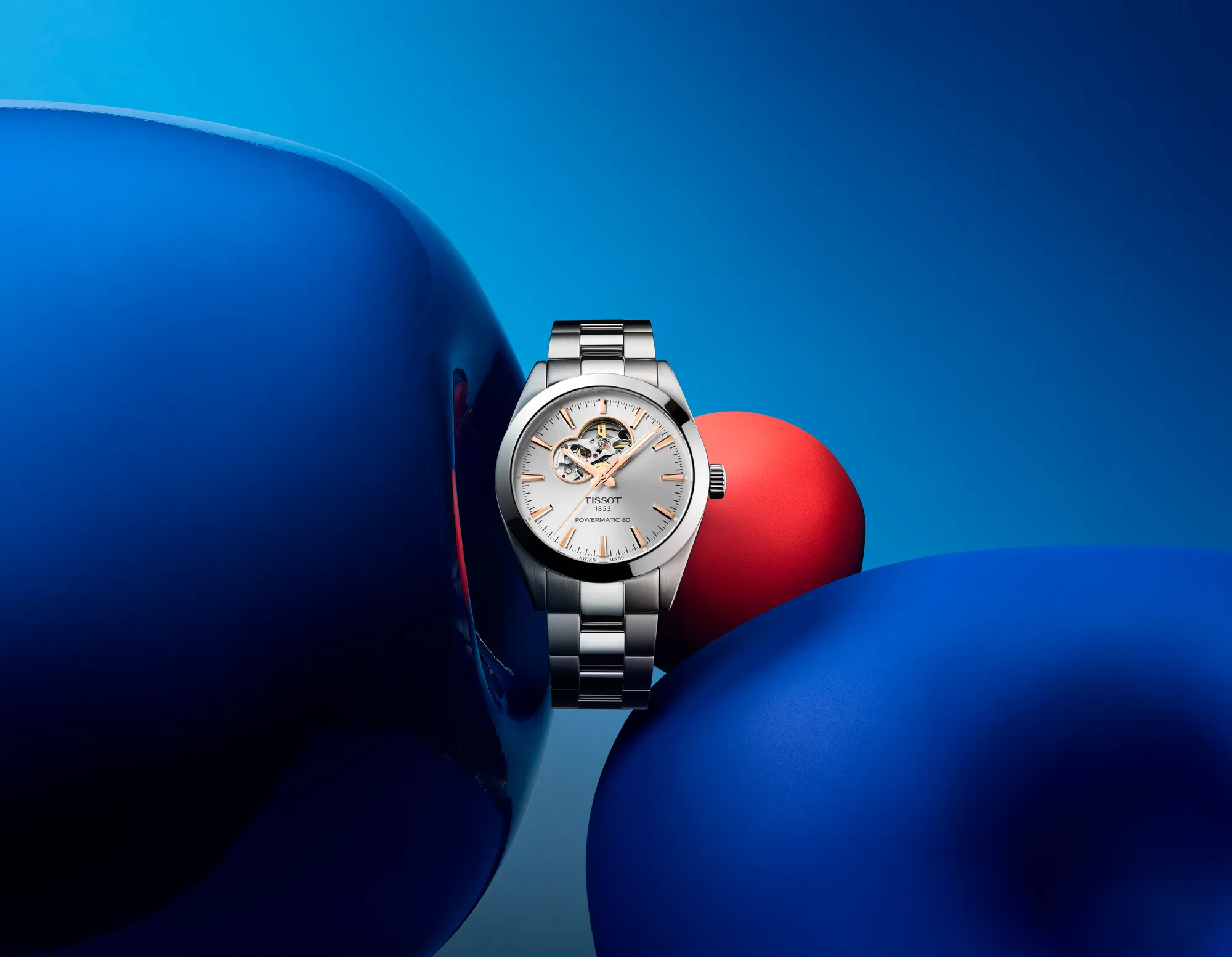 TISSOT GENTLEMAN POWERMATIC 80 Open Heart