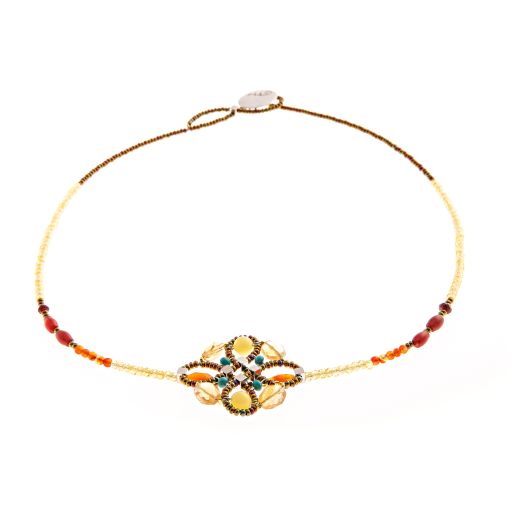 Ziio Collana Knott Yellow