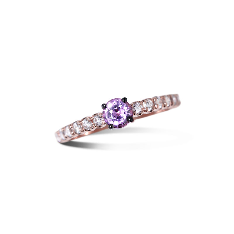 Ring Fiore Archetti lila Saphir 