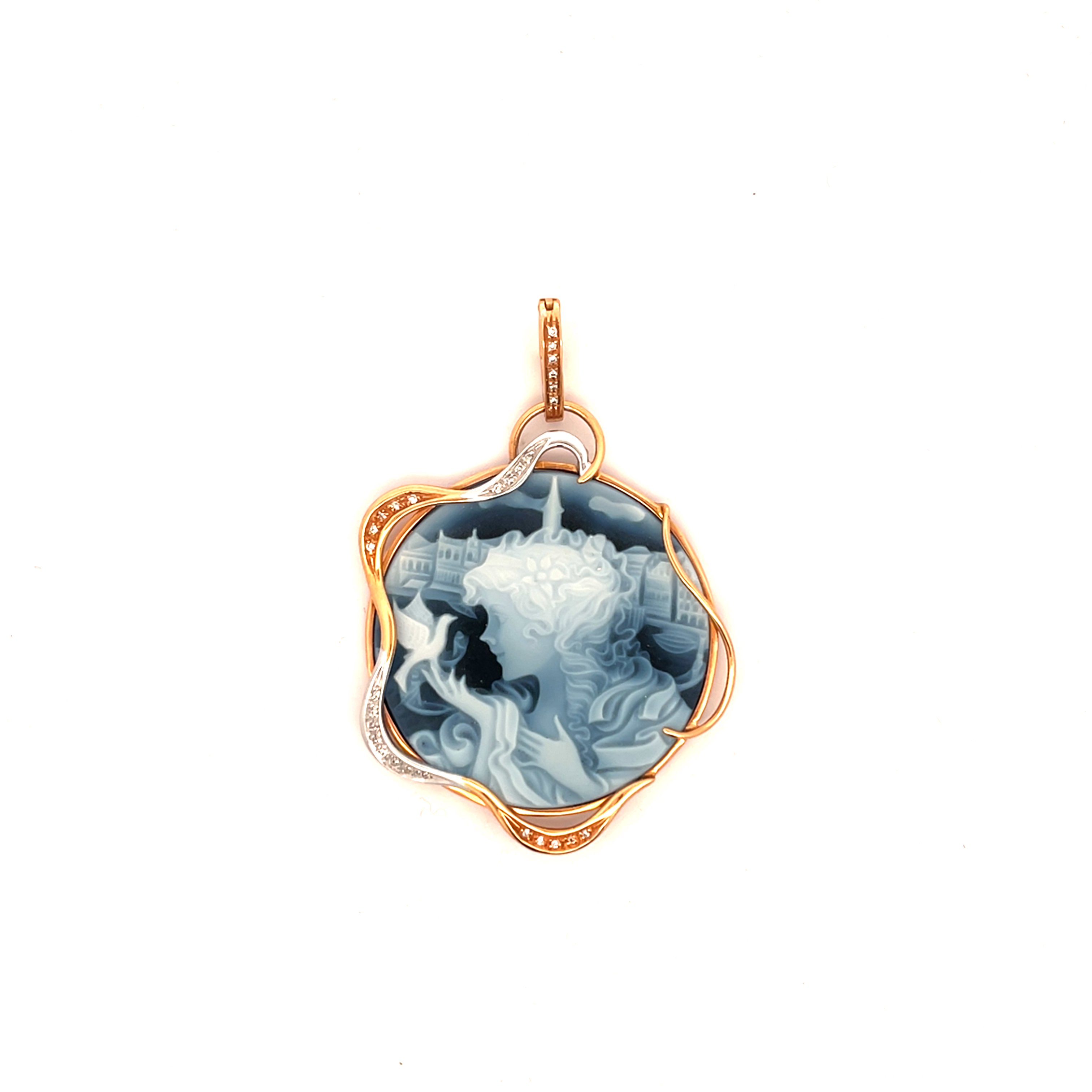 Cammeo con diamanti Silvia Kelly   