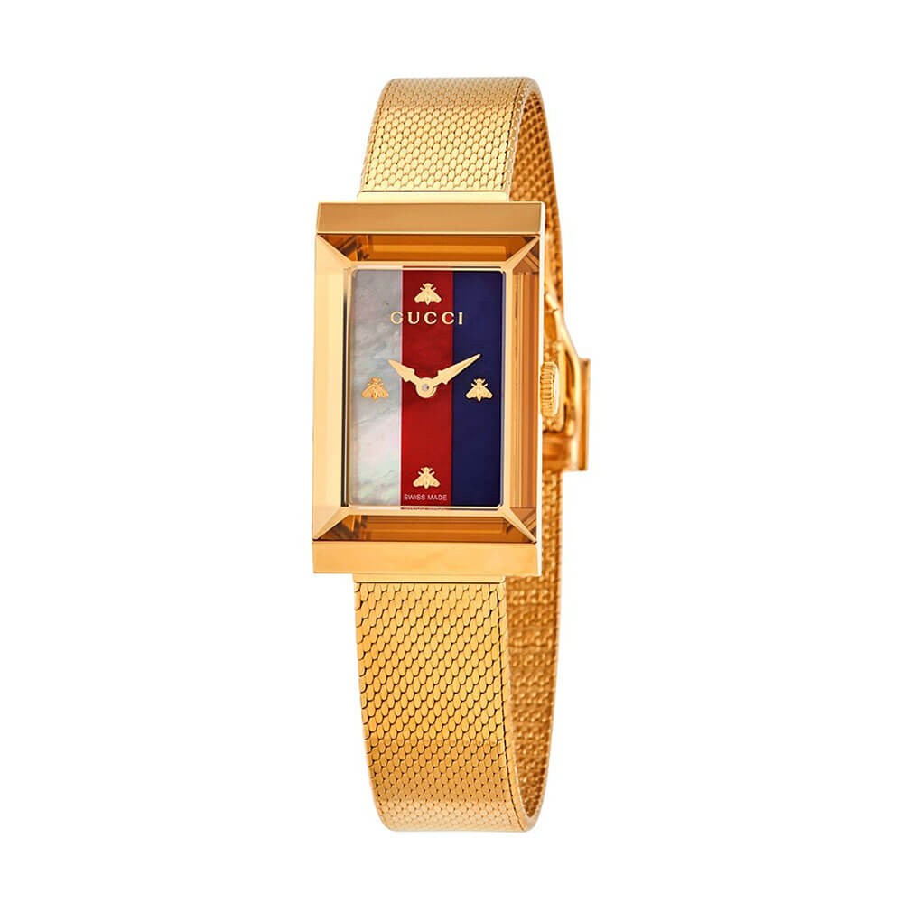 Gucci Uhr G-Frame Gold