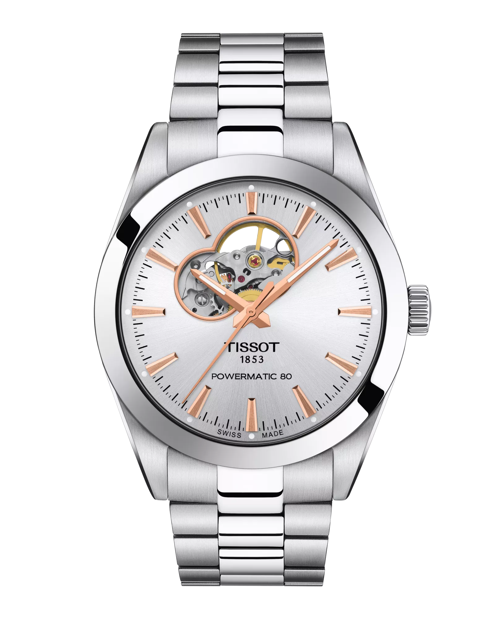 TISSOT GENTLEMAN POWERMATIC 80 Open Heart