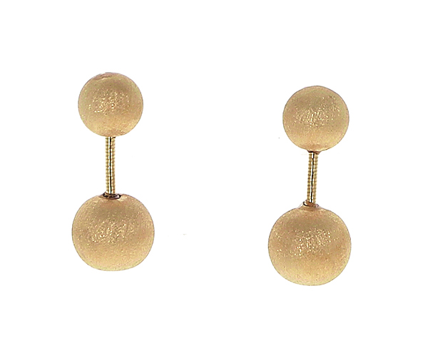 Orecchini pendenti in argento con bowl Pesavento DNA Spring  