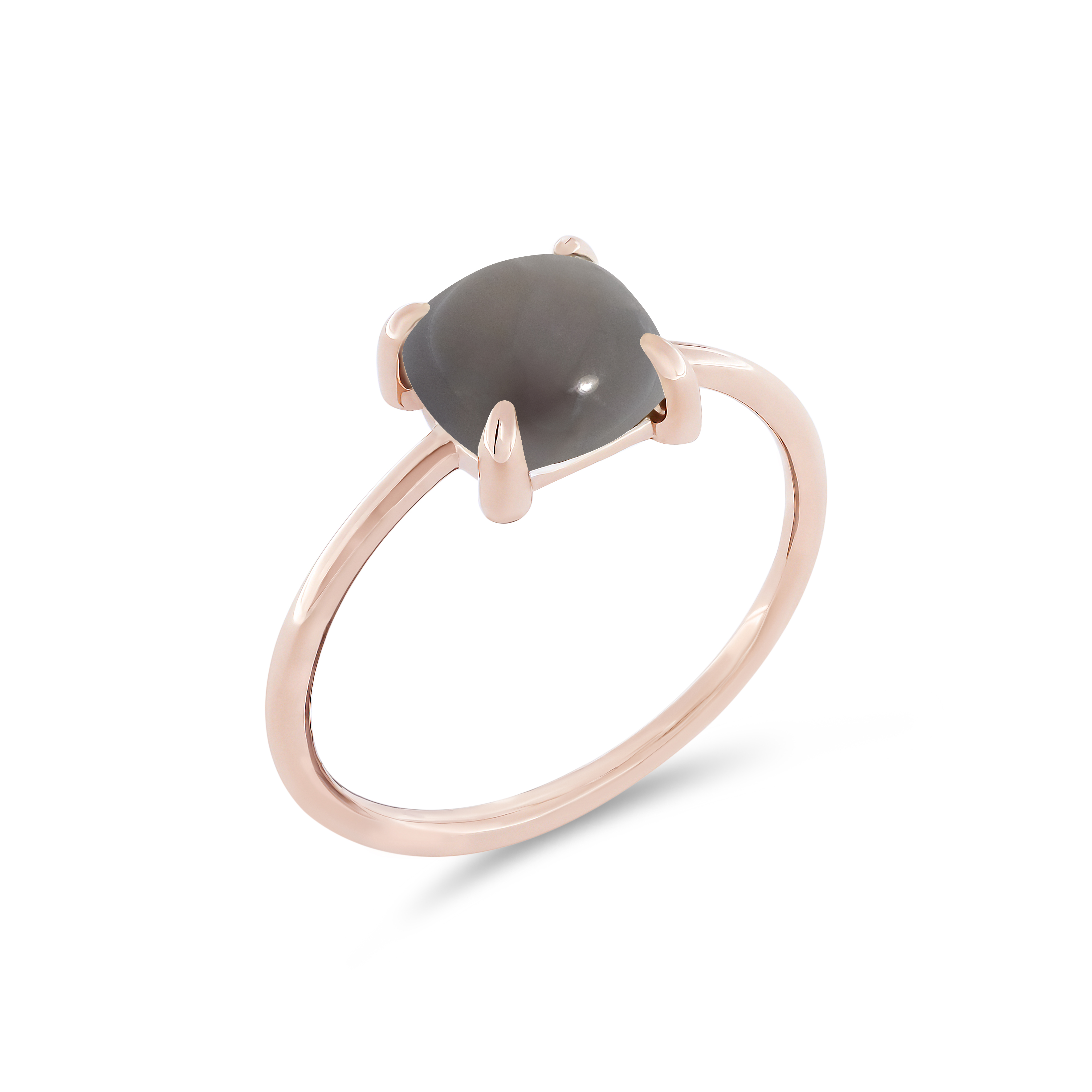 Ring Fiore mit Mondstein in grau 