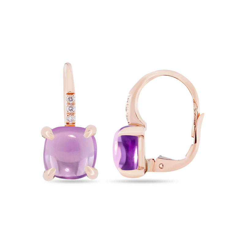 Ohrringe Fiore Candy  Amethyst