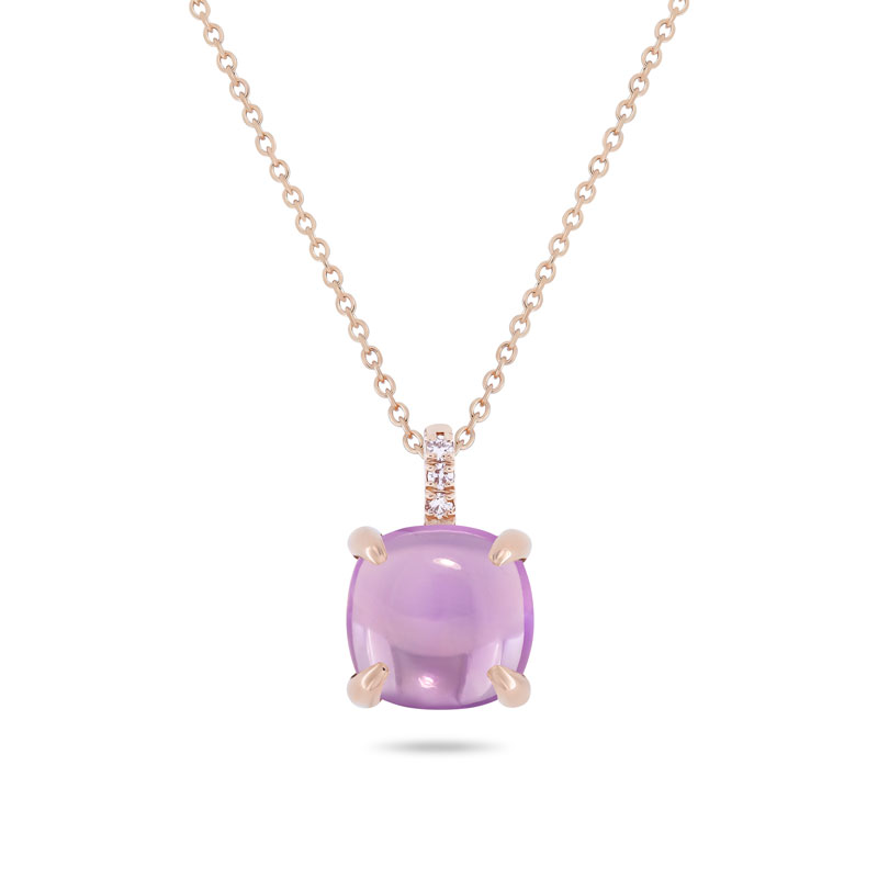 Kette Fiore Candy Anhänger Amethyst 