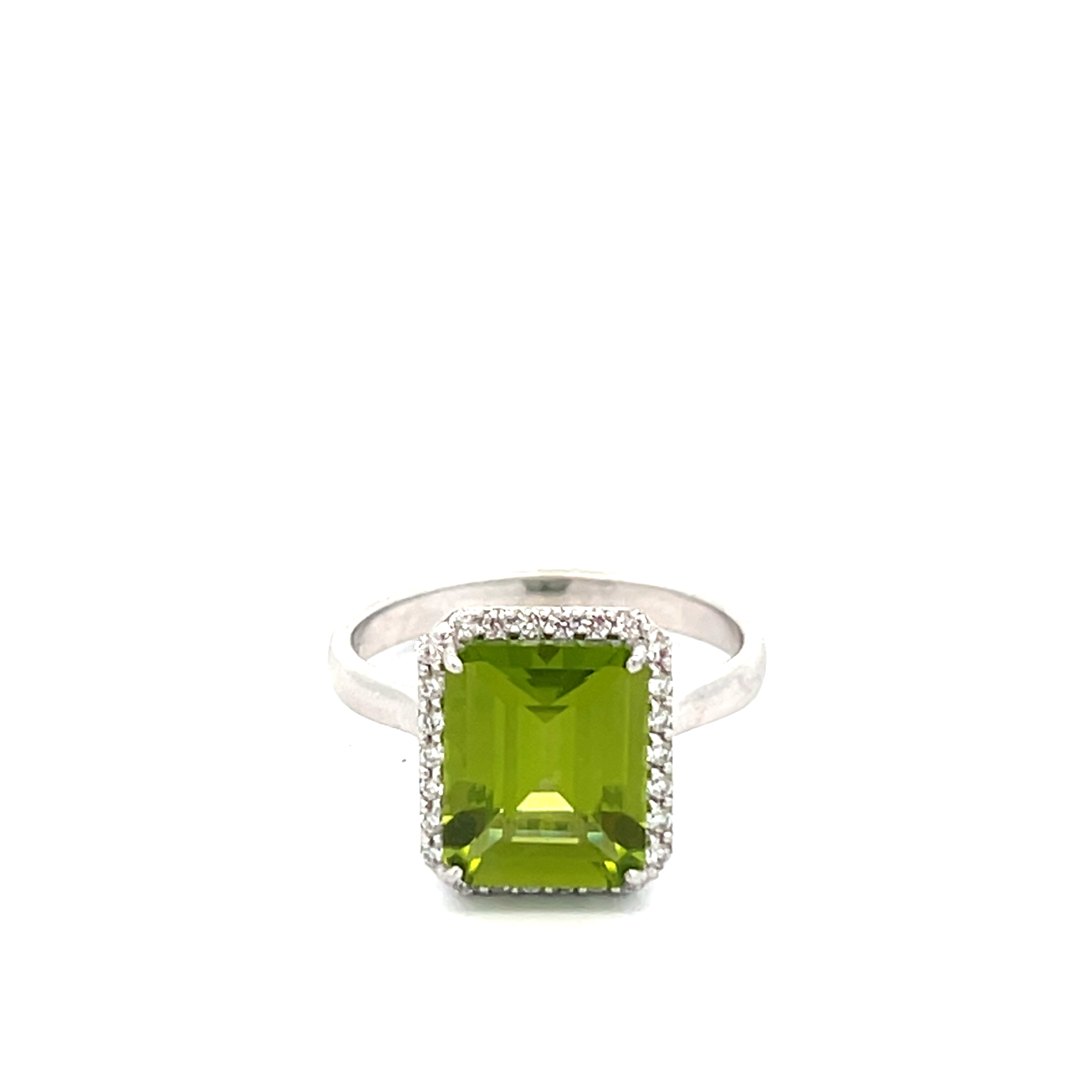 Ring Peridot und Diamanten Ticchi Gioielli 