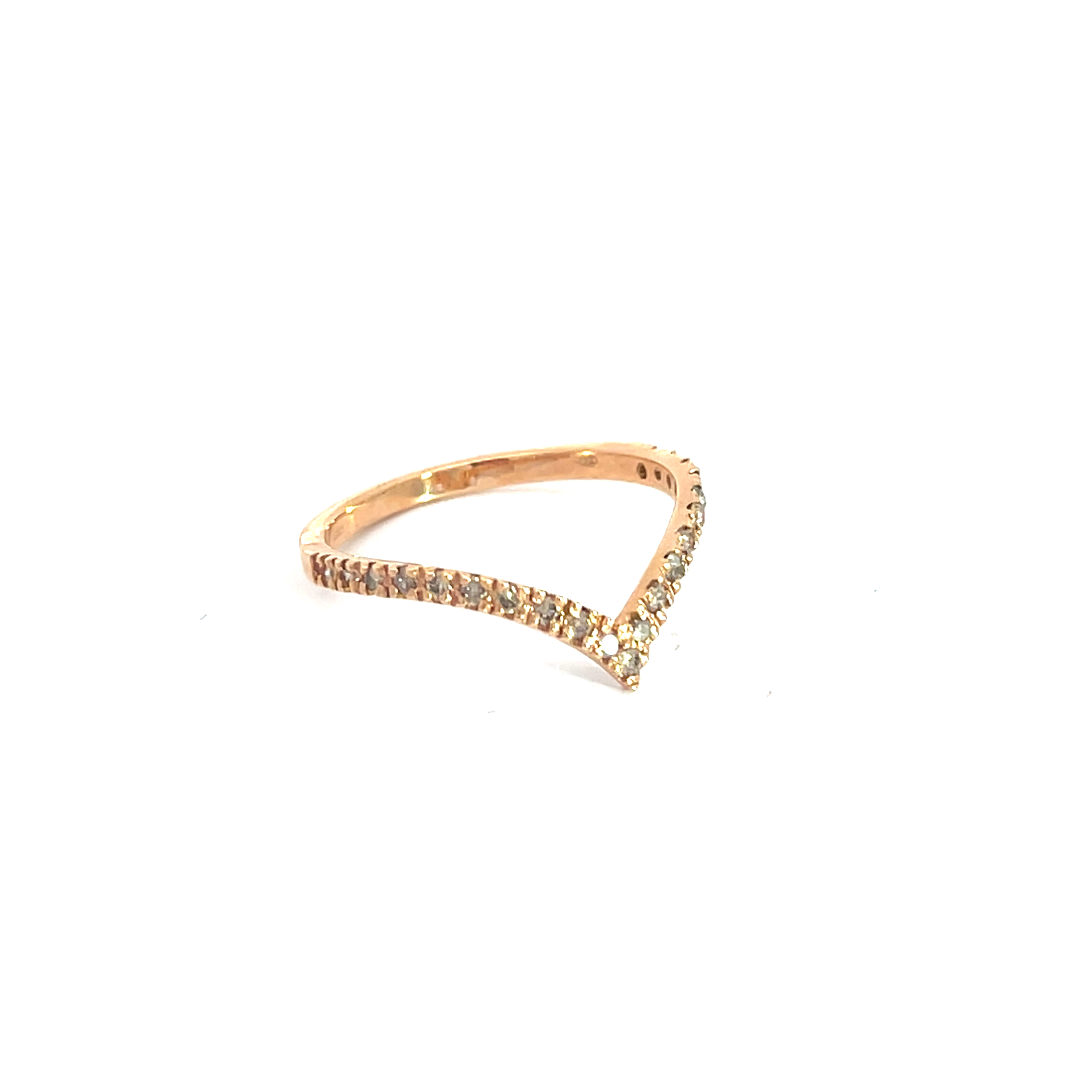 Ring in Roségold und brown Diamanten Ticchi Gioielli 