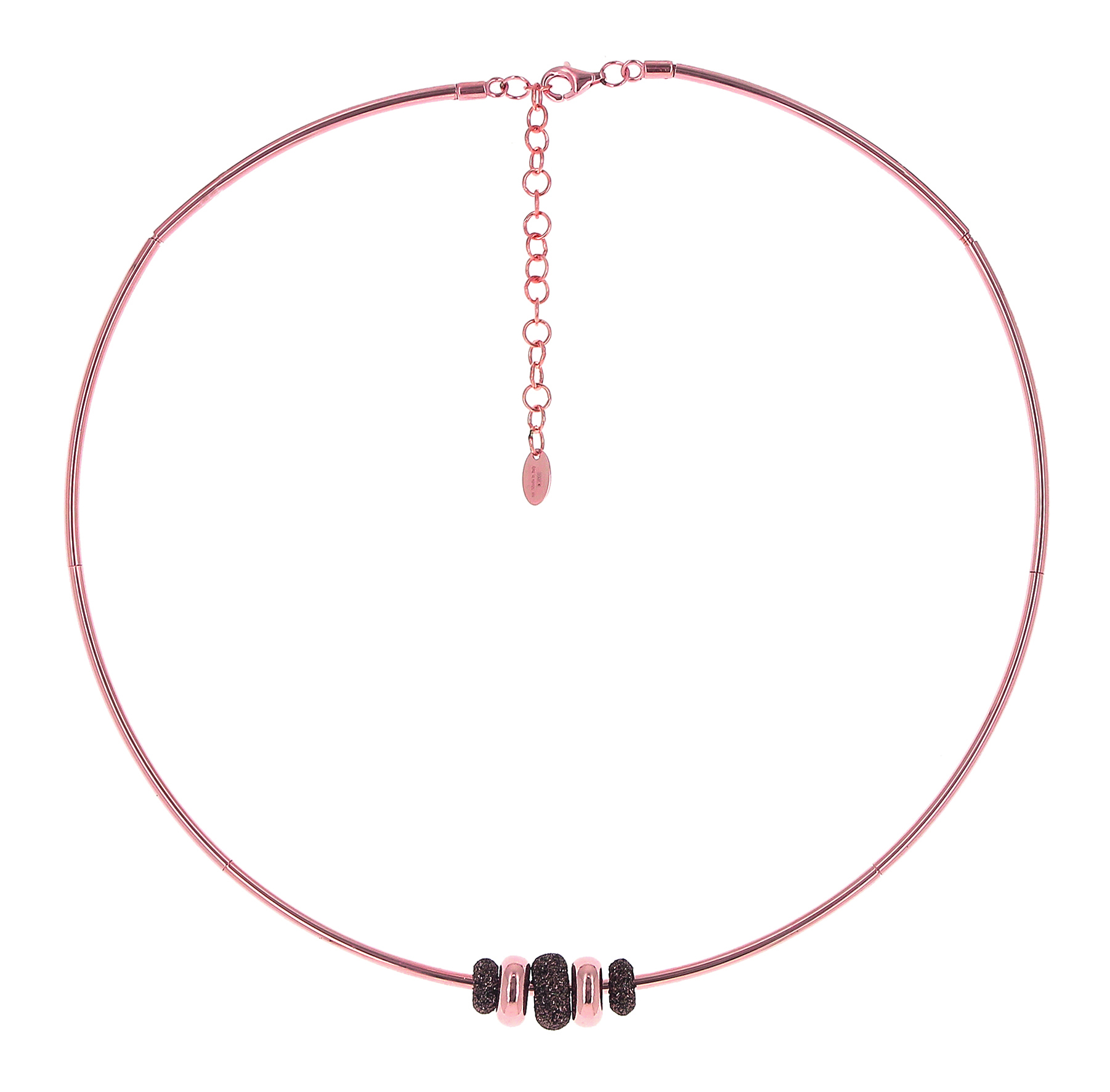 Pesavento Kette rund Silber vergoldet in Roségold  