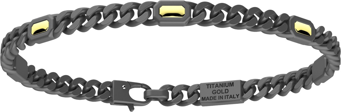 Bracciale Zancan in titanio, oro 18kt  ETB440G