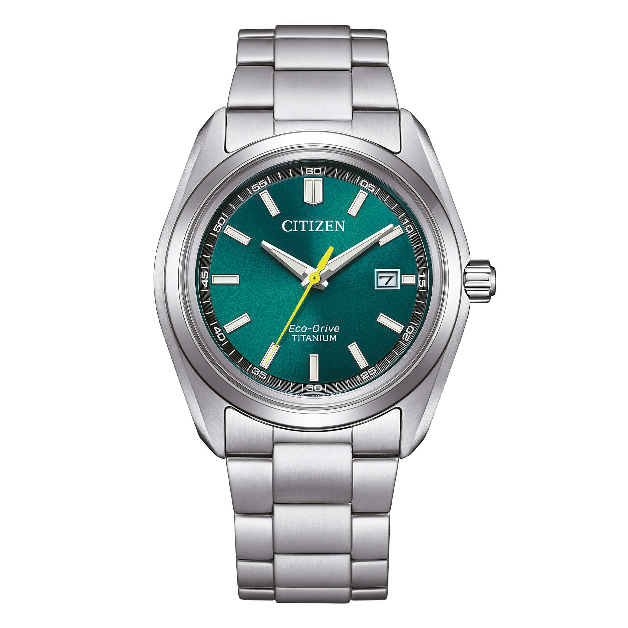 Orologio Citizen Super Titanio verde AW1900-50X