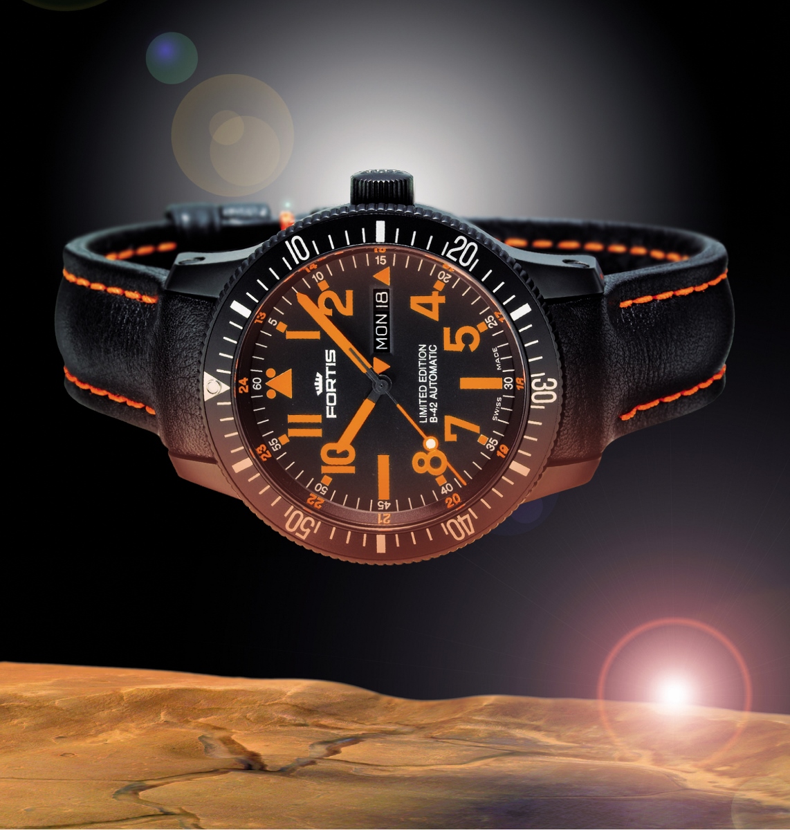 Fortis B-42 Black Mars 500 Limited Edition