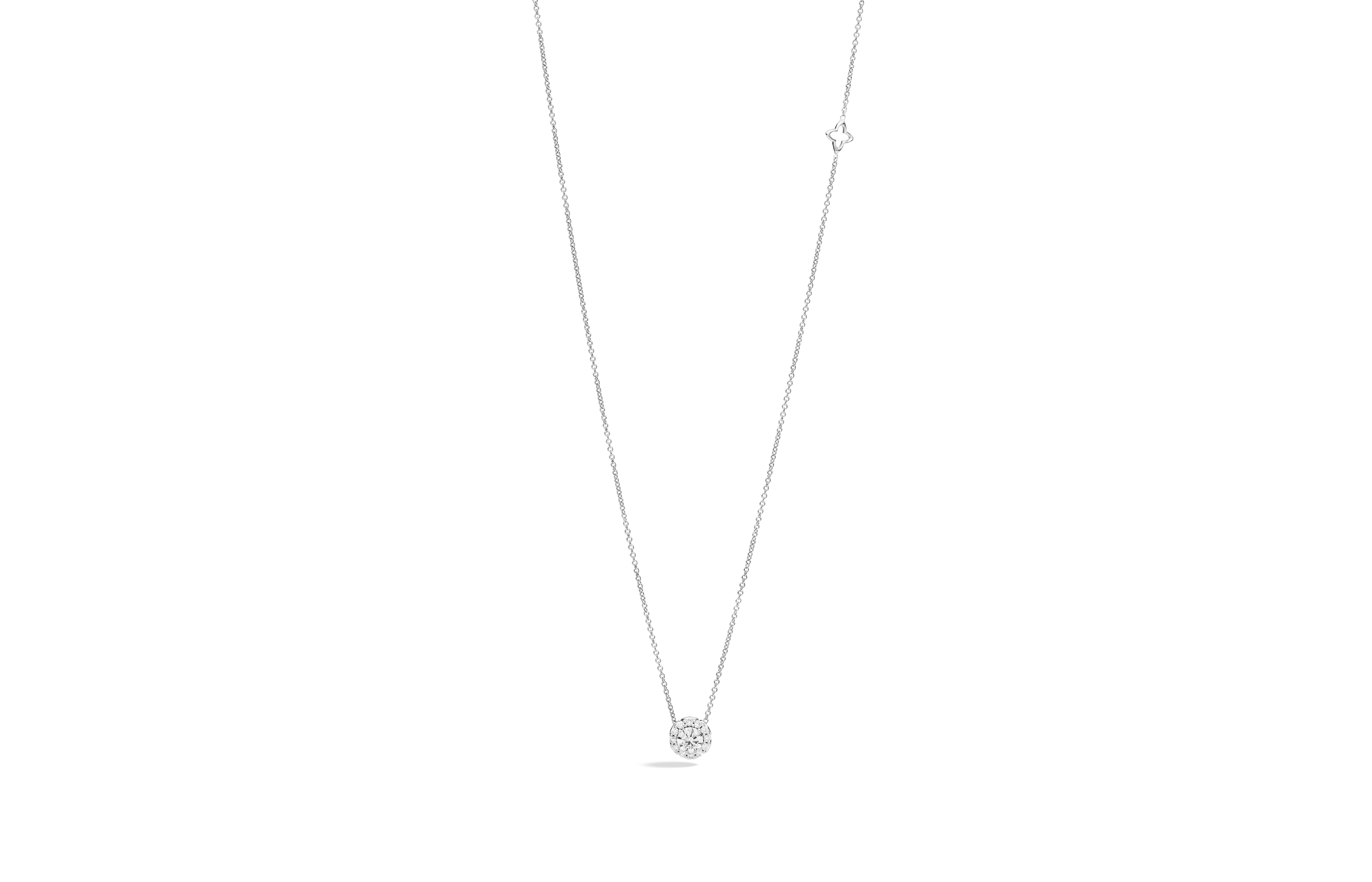 Halskette Recarlo Halo  Anniversary 0.24 ct 