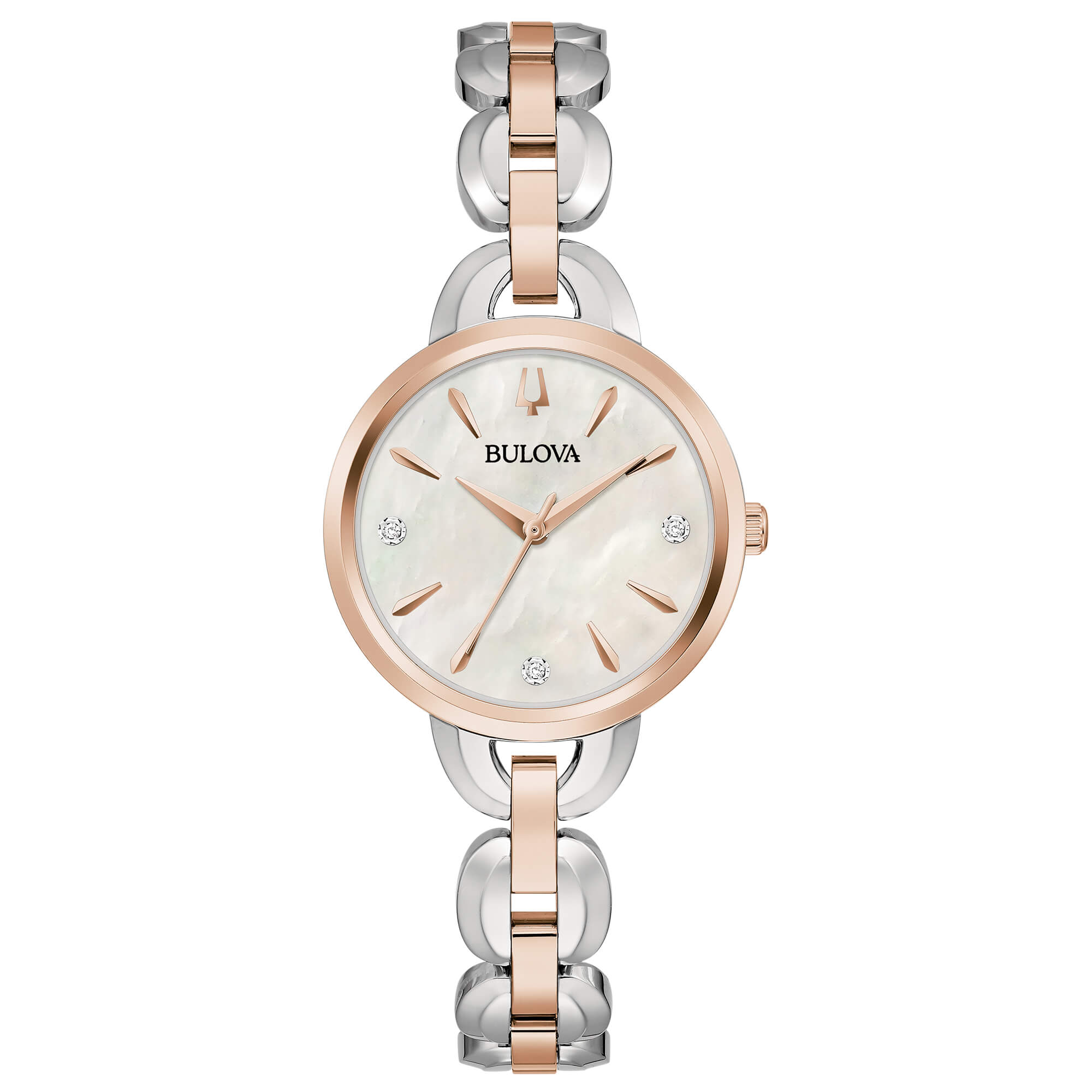 Bulova Uhr Classic Diamonds Lady bicolor