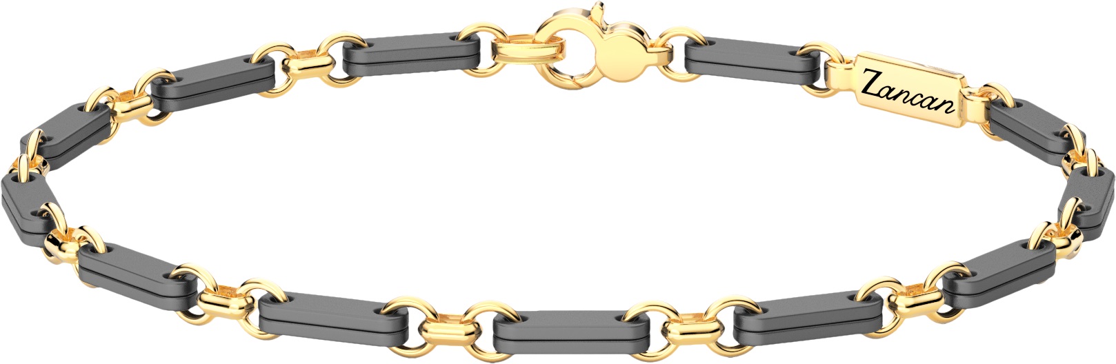 Bracciale Zancan in titanio, oro 18kt ETB206G