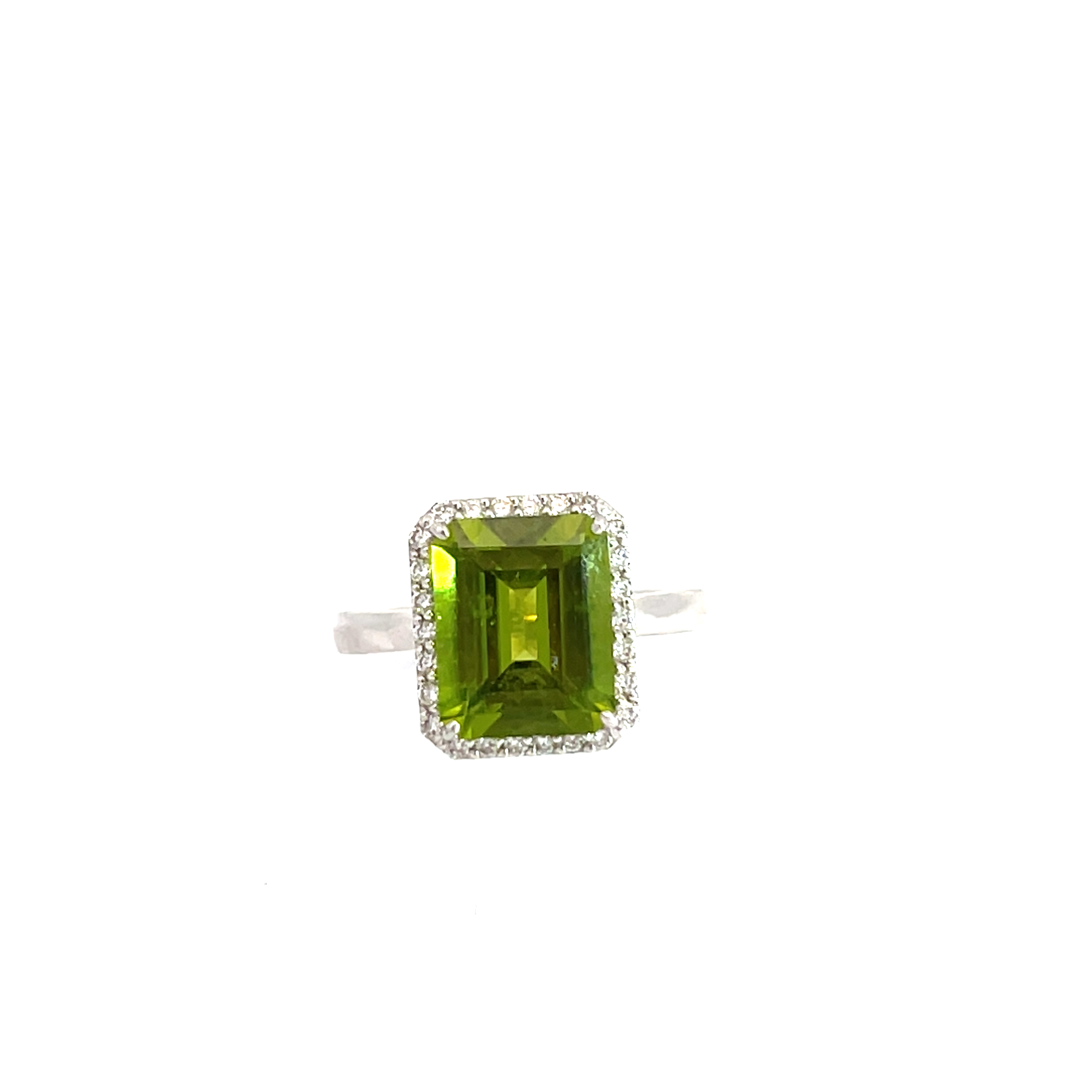 Ring Peridot und Diamanten Ticchi Gioielli 