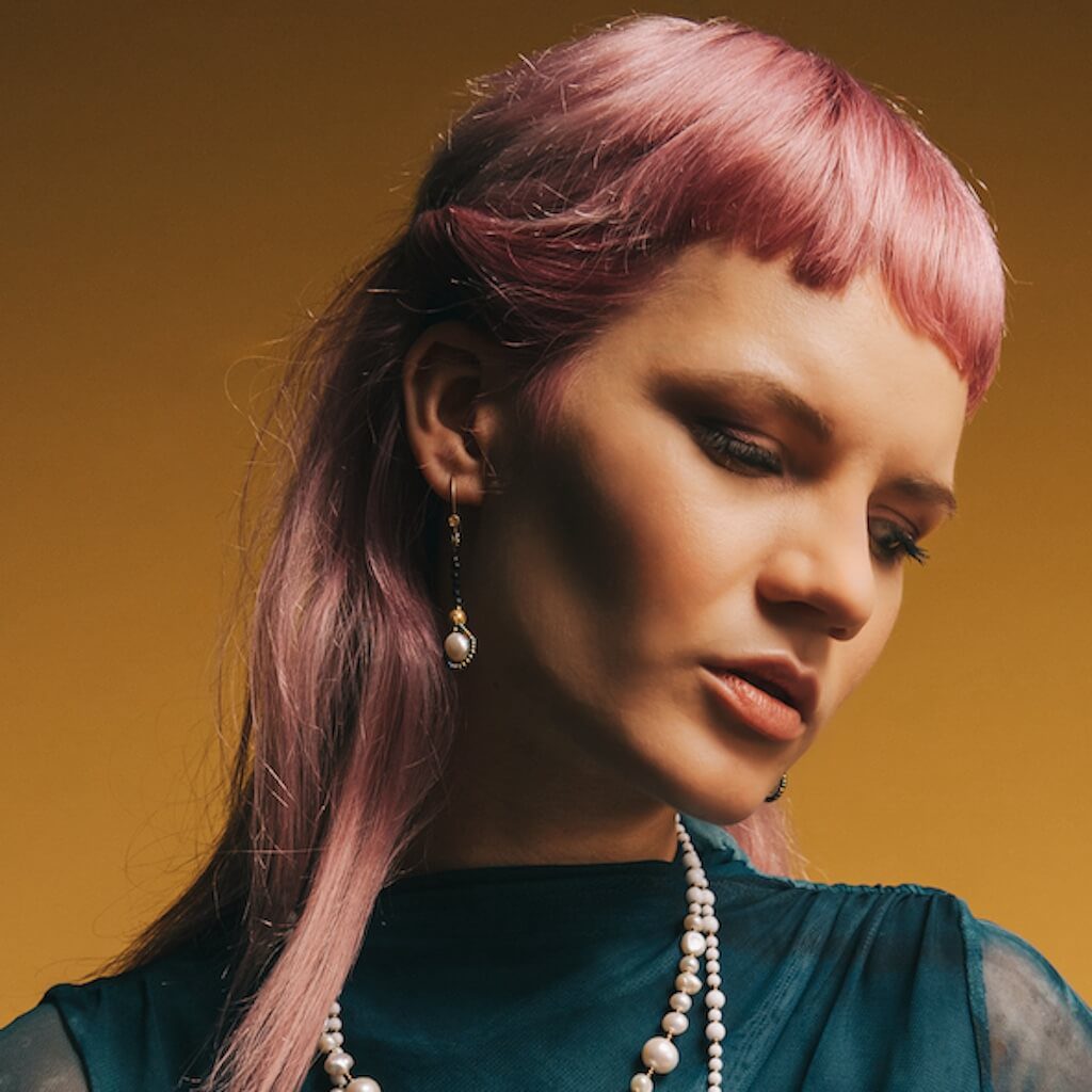 Ziio Ohrringe Bloom M Black White 