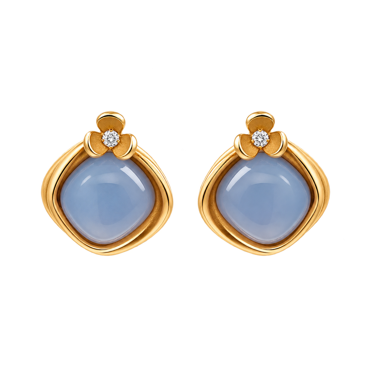 Ohrringe von Annamaria Cammilli - Dune Cubic Chalcedon
